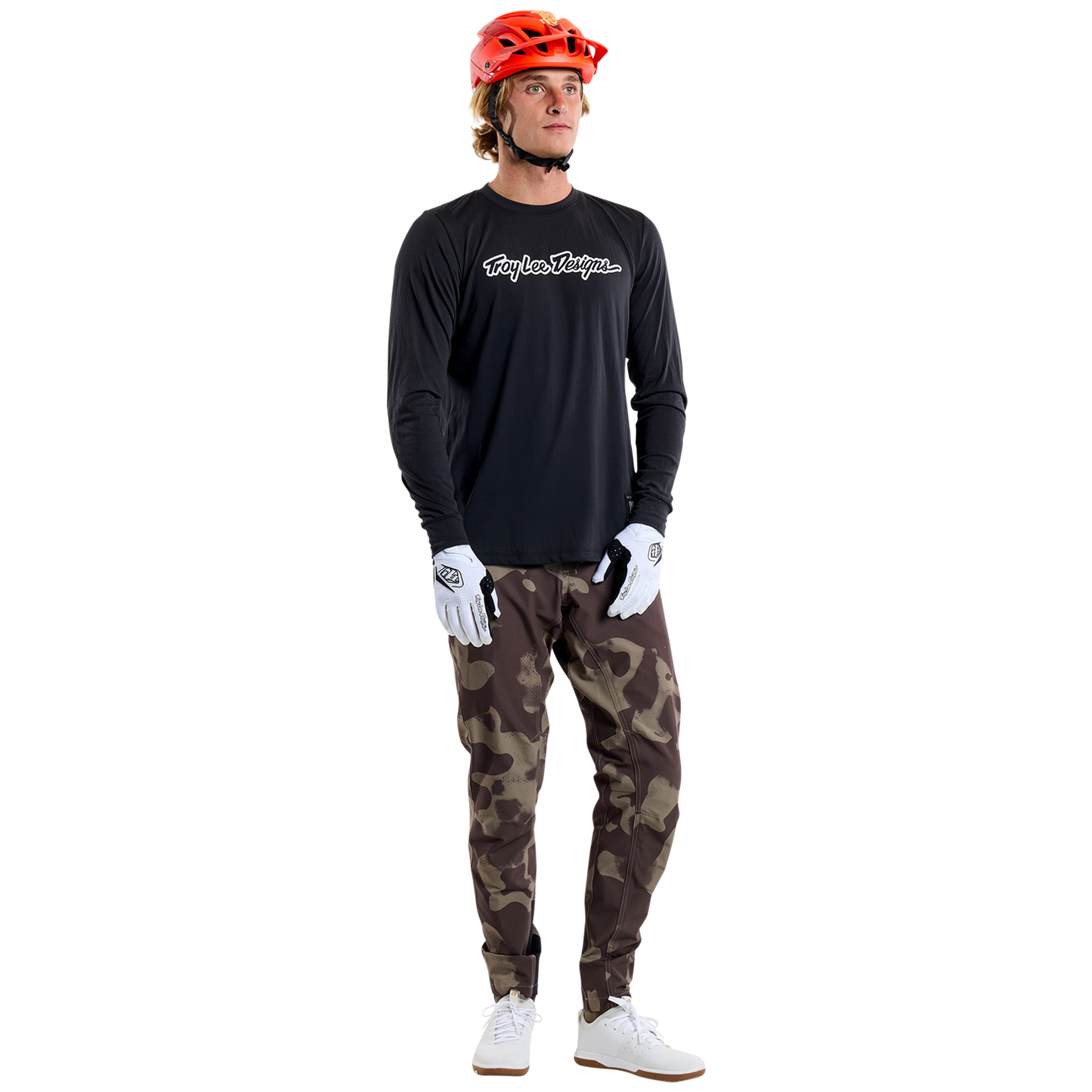 TLD Skyline Long Sleeve Ride Tee Signature Black