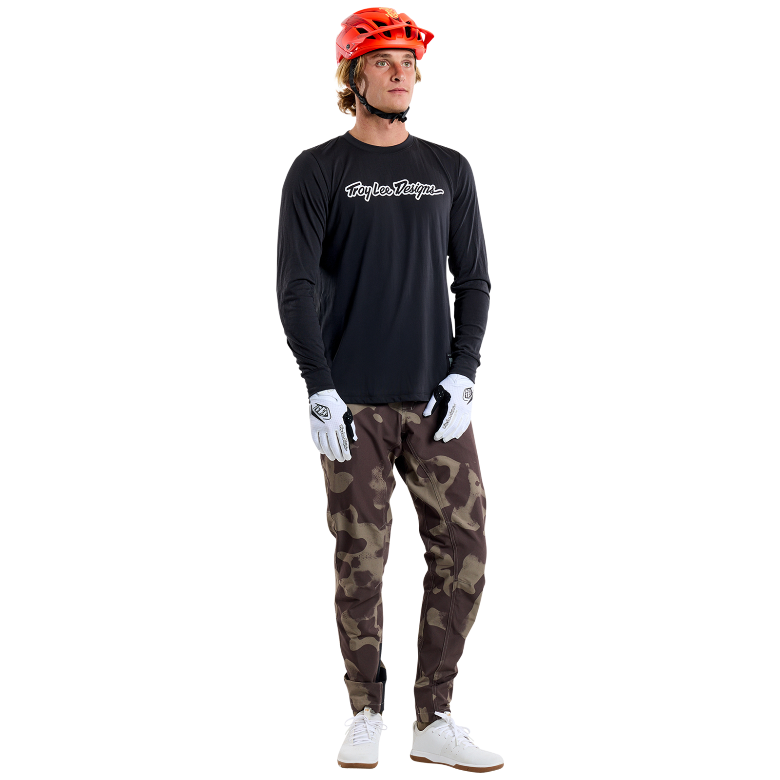 TLD Skyline Long Sleeve Ride Tee Signature Black