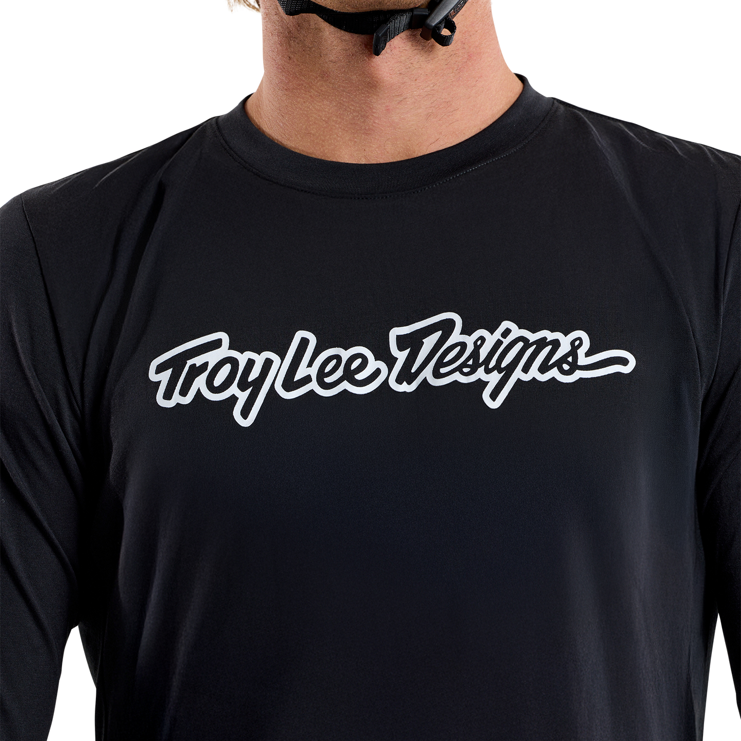 TLD Skyline Long Sleeve Ride Tee Signature Black