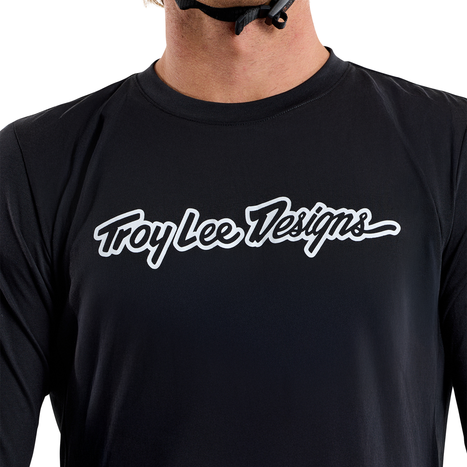 TLD Skyline Long Sleeve Ride Tee Signature Black