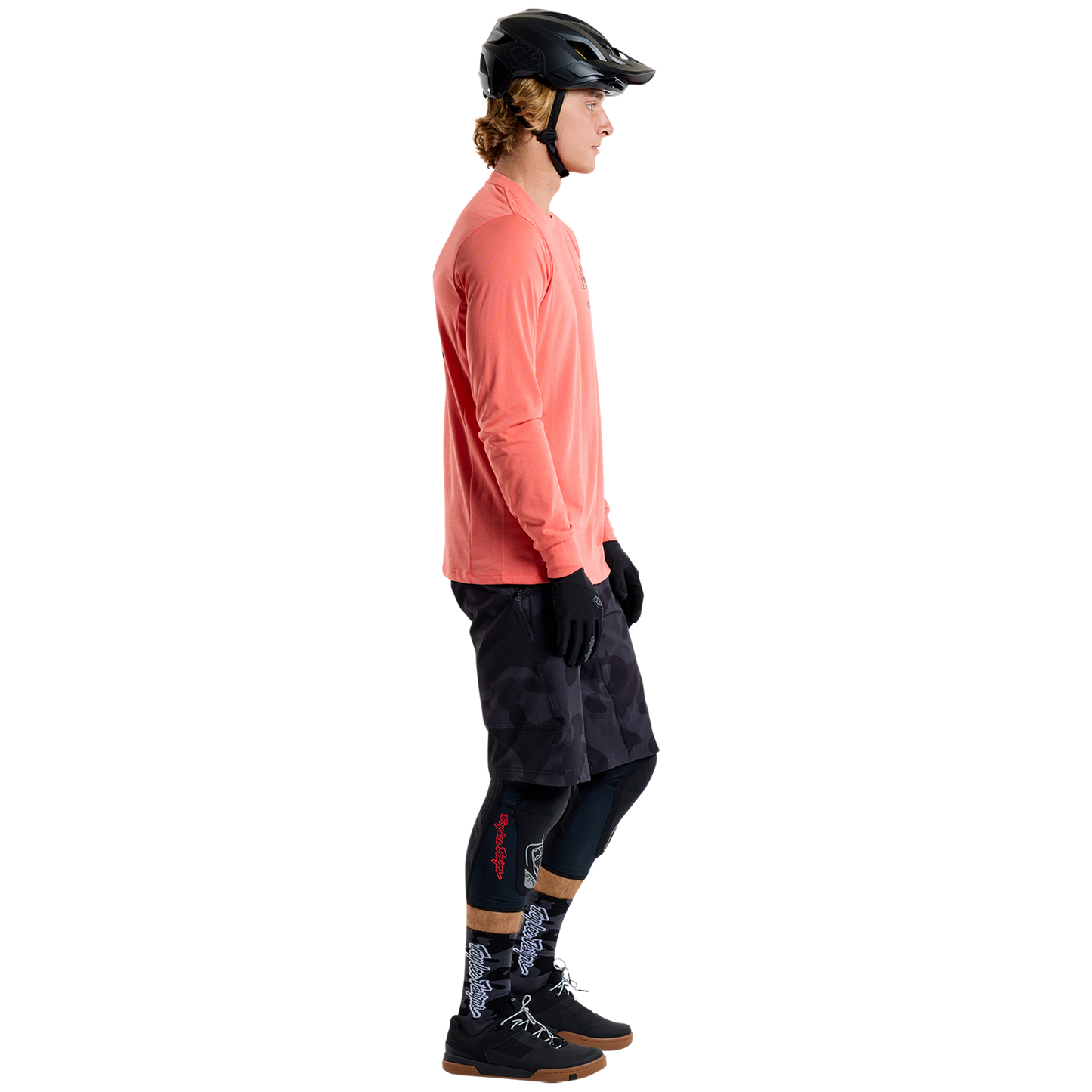 TLD Skyline Long Sleeve Ride Tee P&w Melon