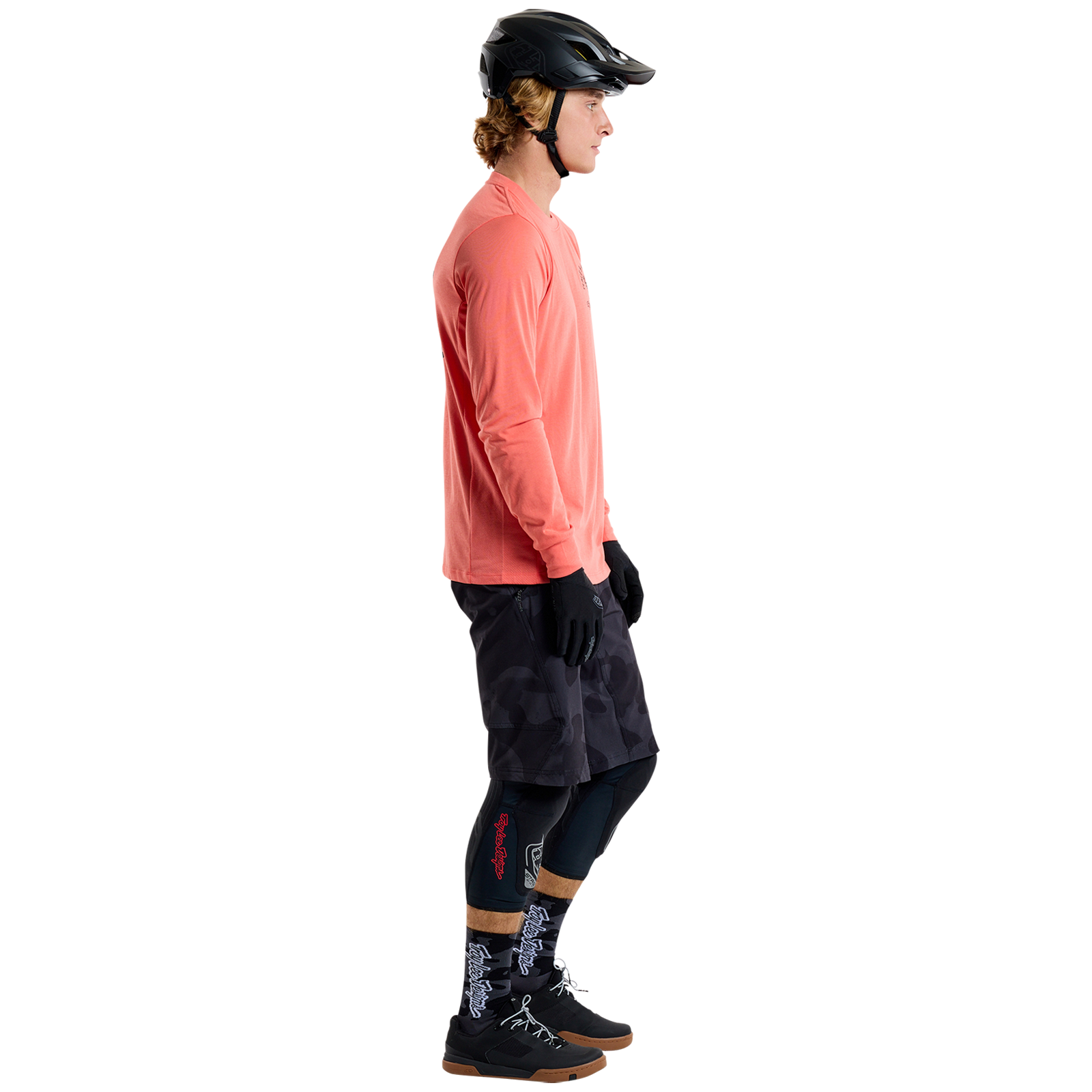 TLD Skyline Long Sleeve Ride Tee P&w Melon