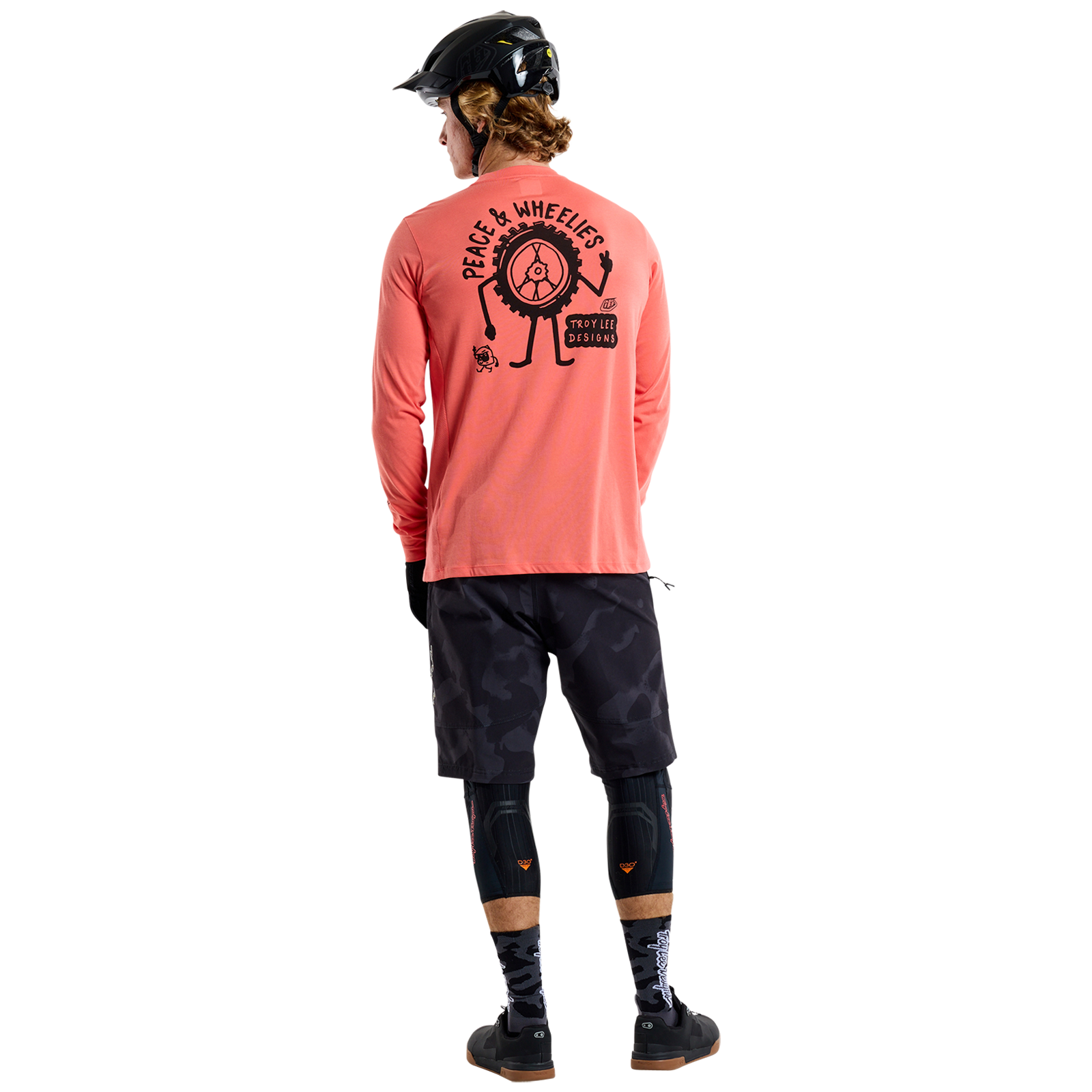 TLD Skyline Long Sleeve Ride Tee P&w Melon