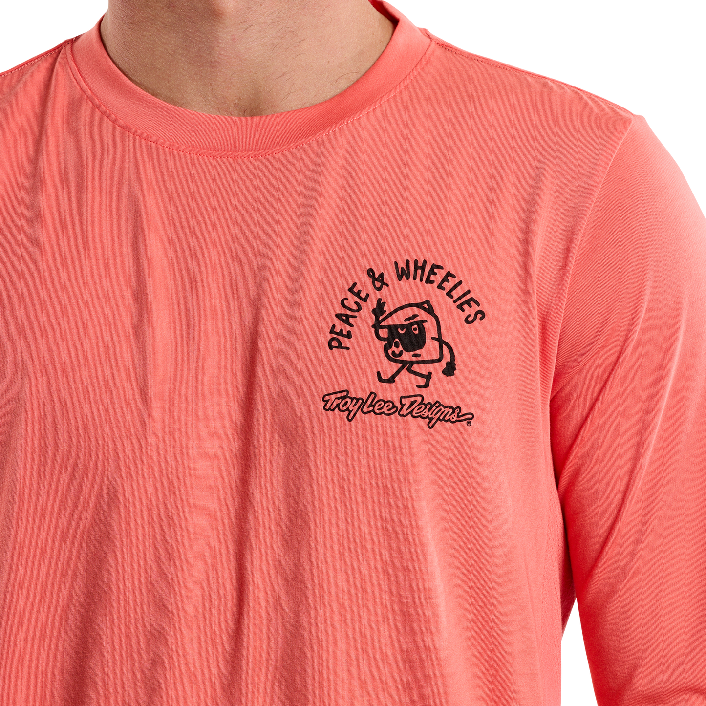 TLD Skyline Long Sleeve Ride Tee P&w Melon