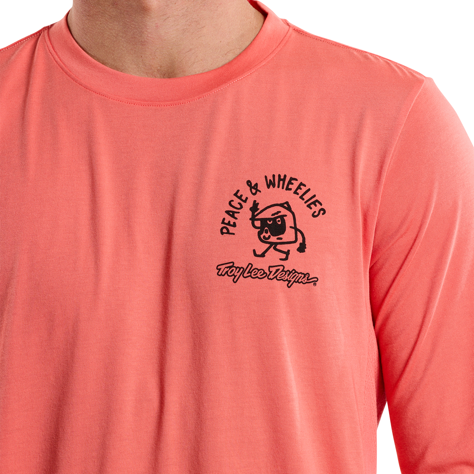 TLD Skyline Long Sleeve Ride Tee P&w Melon