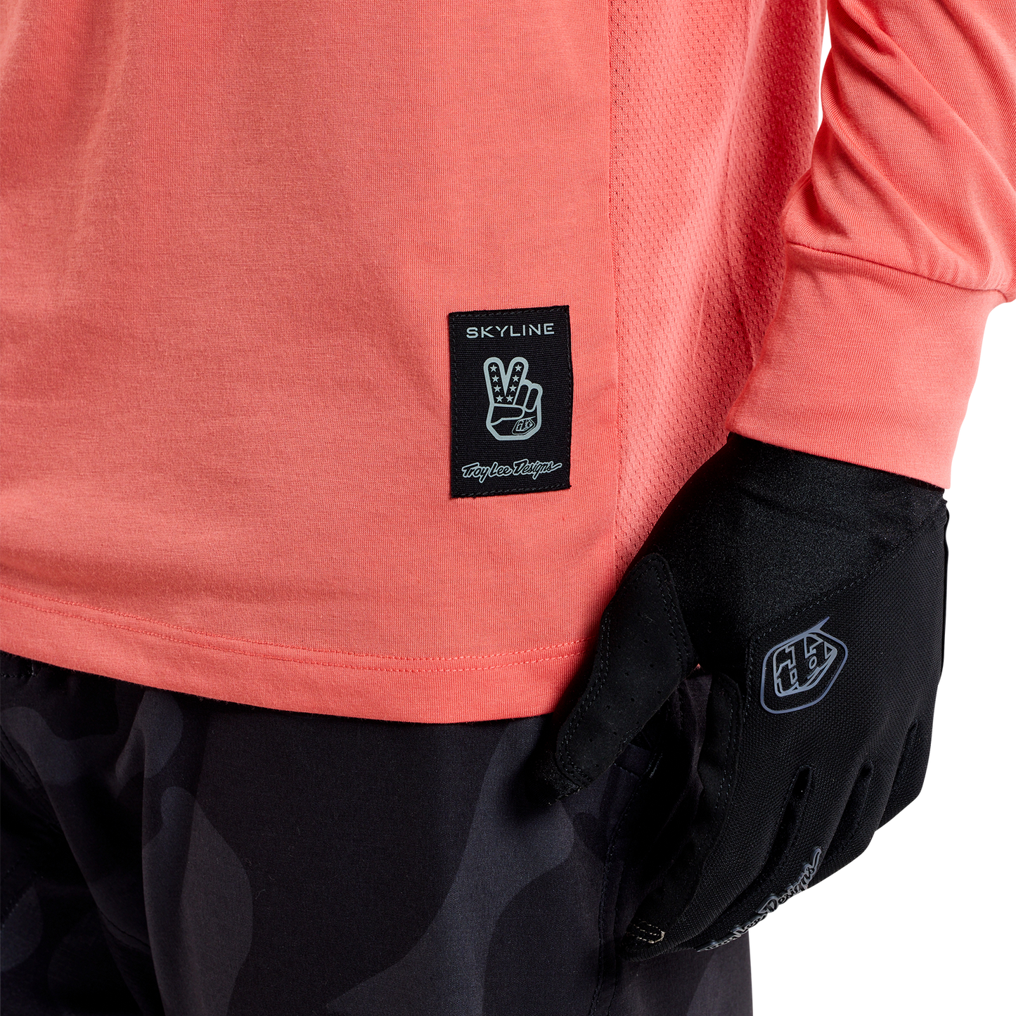 TLD Skyline Long Sleeve Ride Tee P&w Melon