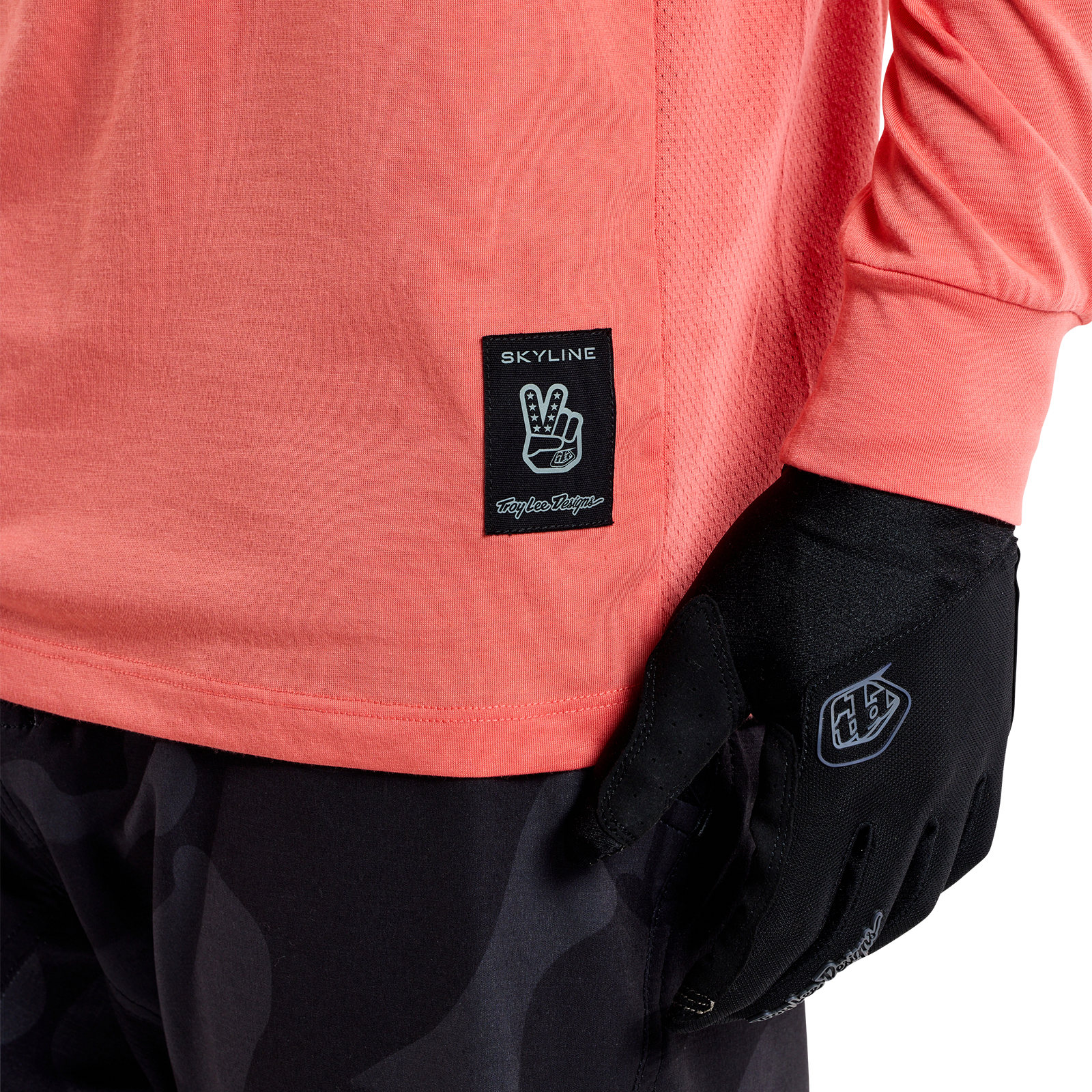 TLD Skyline Long Sleeve Ride Tee P&w Melon