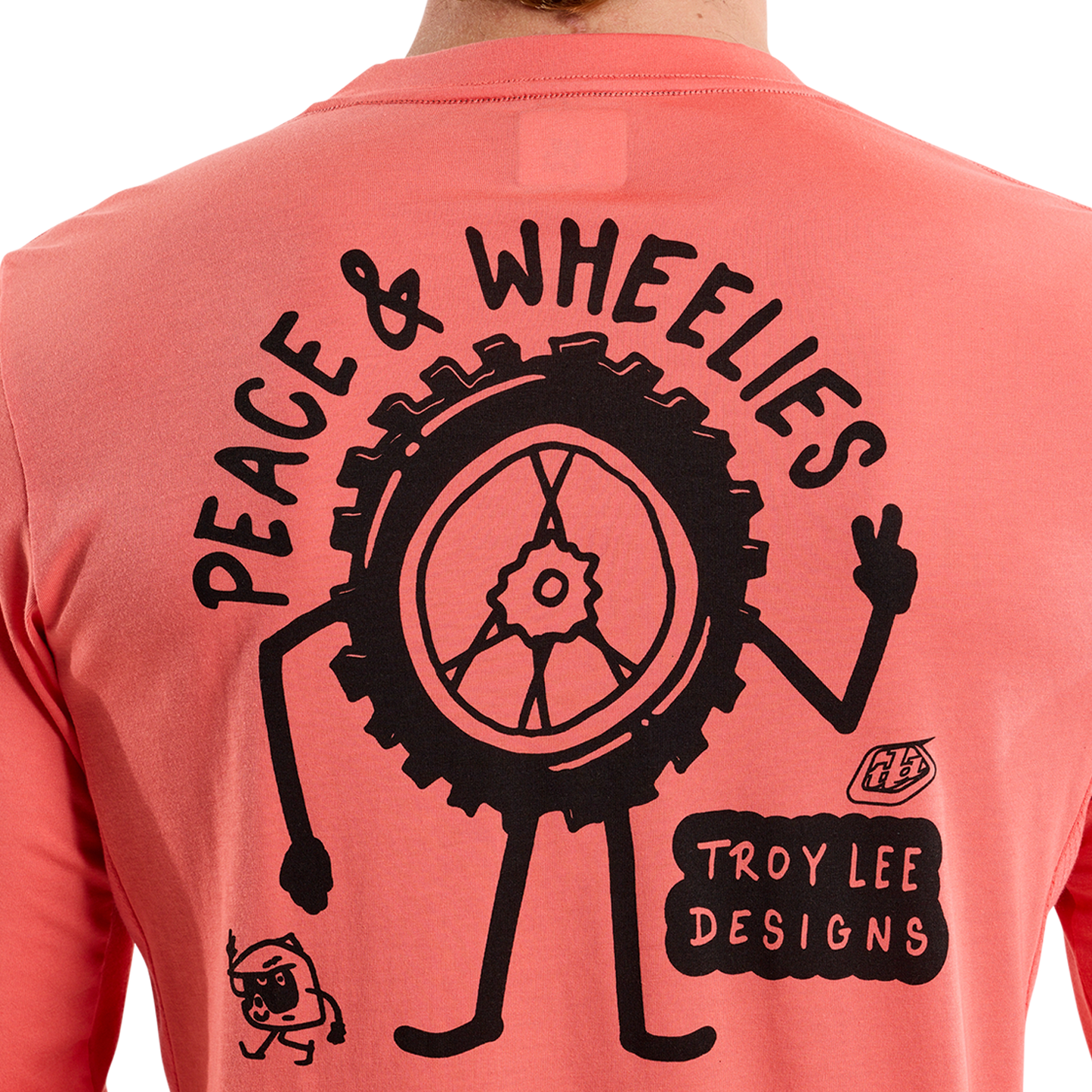 TLD Skyline Long Sleeve Ride Tee P&w Melon