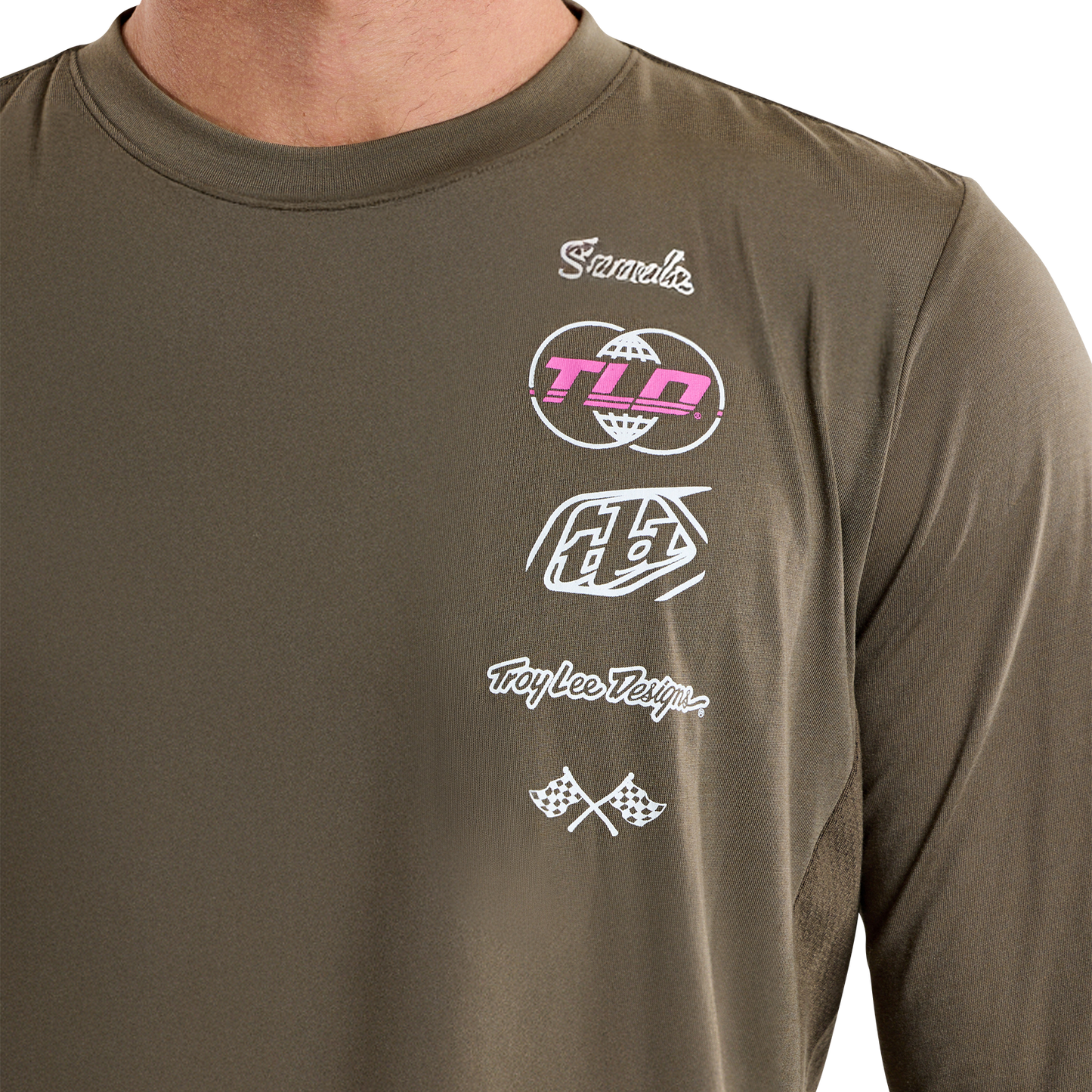 TLD Skyline Long Sleeve Ride Tee Worldwide Caper
