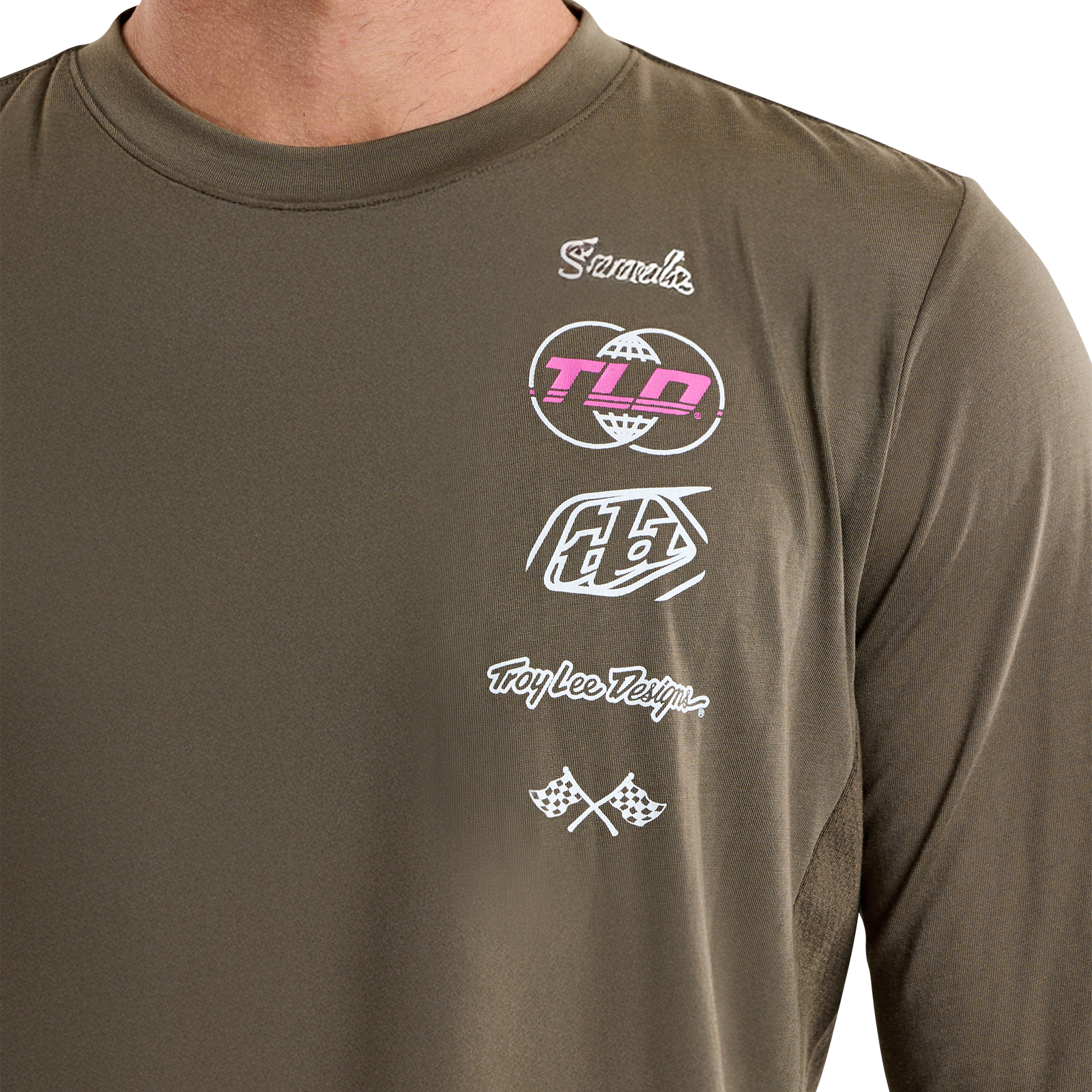 TLD Skyline Long Sleeve Ride Tee Worldwide Caper