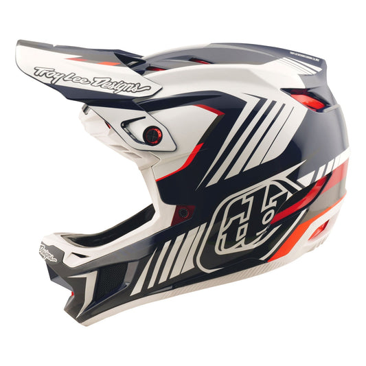 TLD D4 Polyacrylite Helmet Qualifer Blue / White