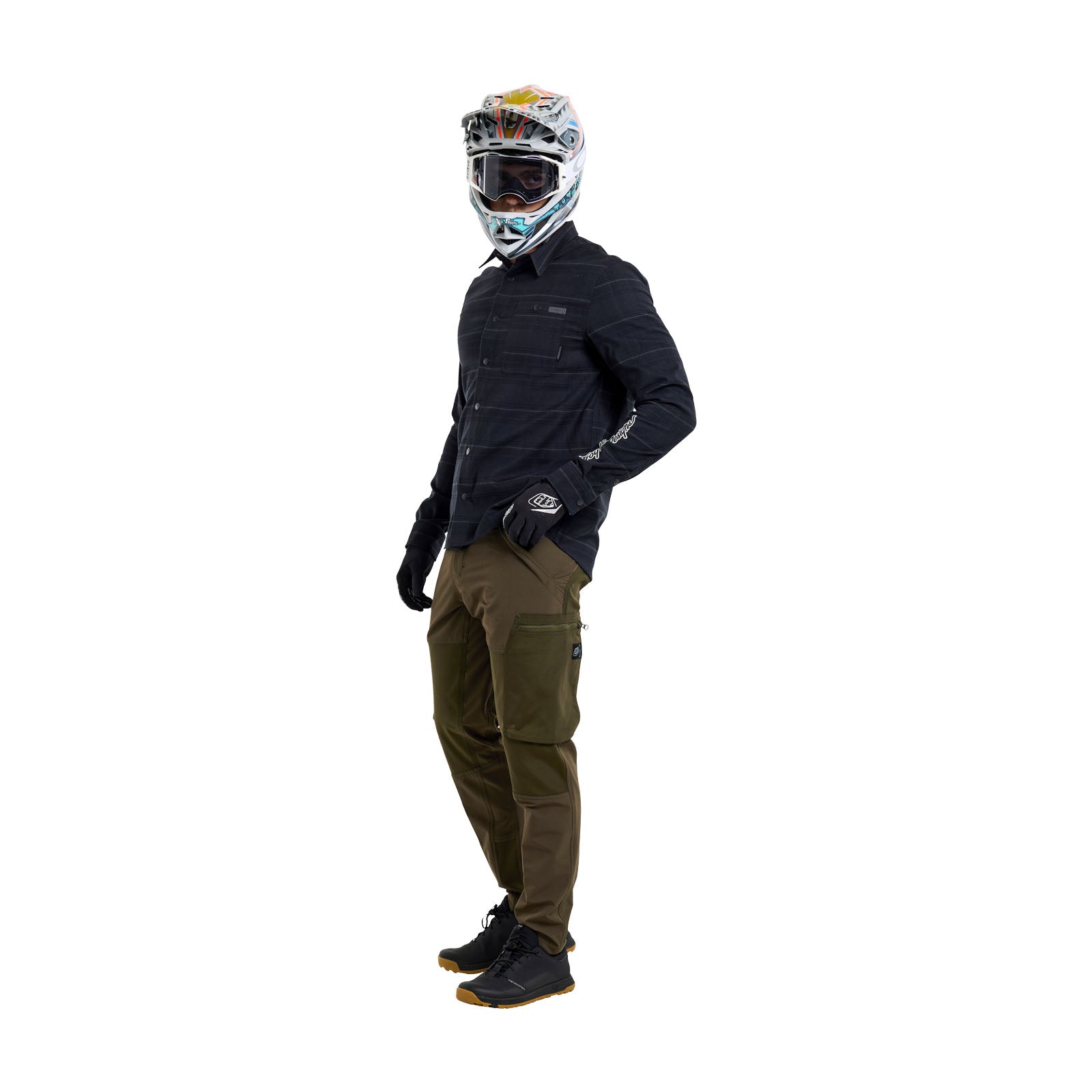 TLD Grind Flannel Yd Plaid Carbon