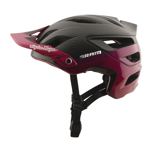 TLD A3 Helmet W/MIPS Troy Lee Designs X SRAM Radioscape Black / Berry
