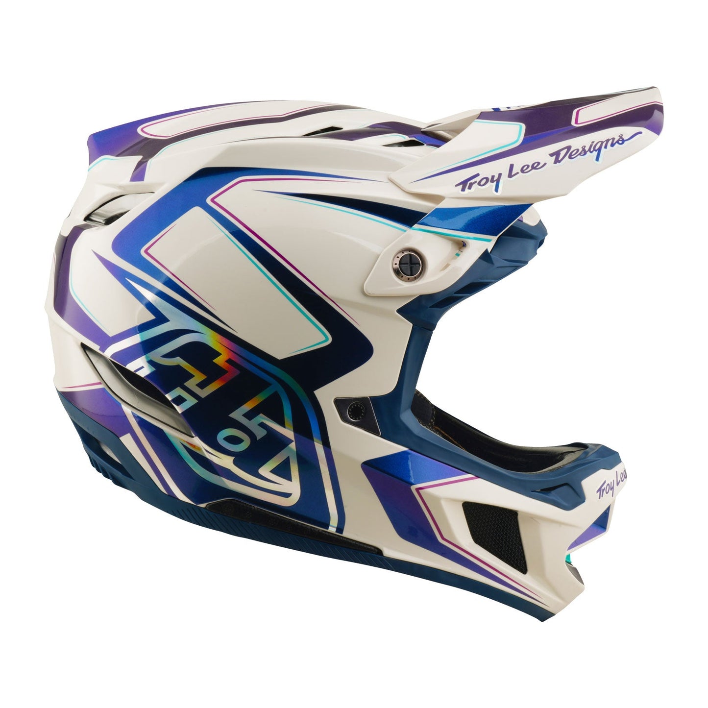 D4 Composite Helmet Flared White / Indigo