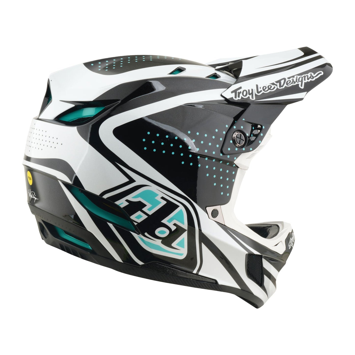 D4 Polyacrylite Helmet the Line Charcoal / White