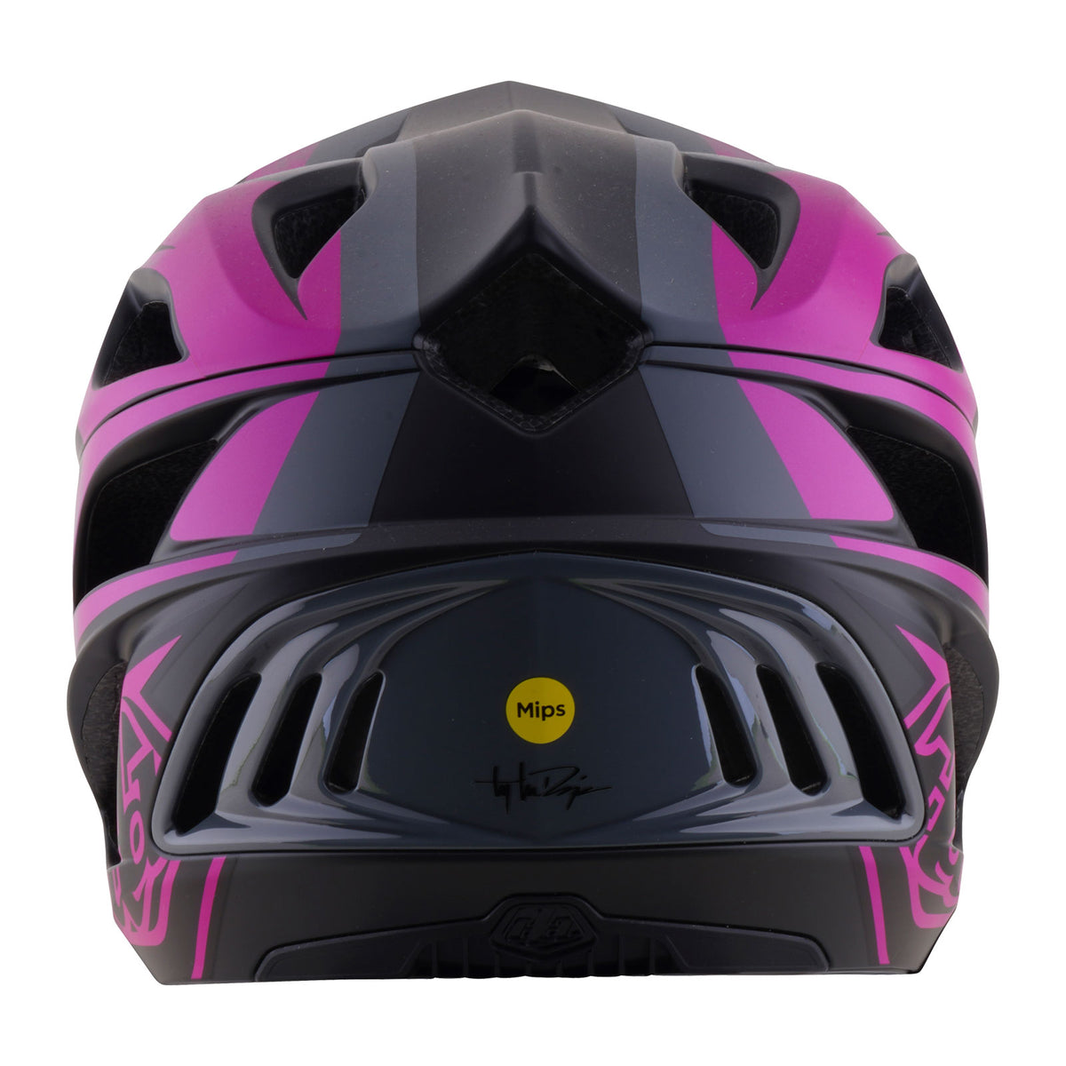Casque Stage 2 High Vz Gris Foncé/Fuchsia Néon
