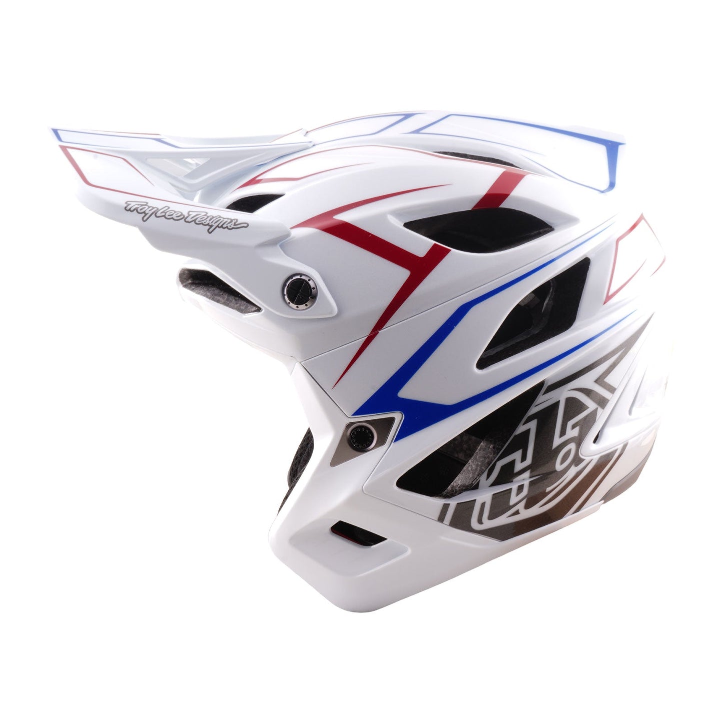 Stage Stunt Helmet W/MIPS Pinstripe White