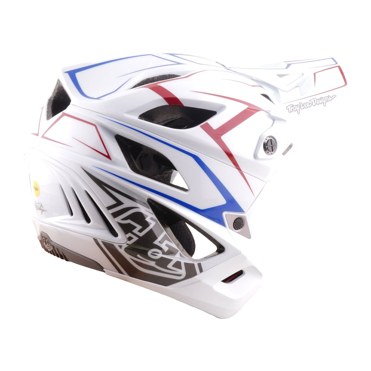 Stage Stunt Helmet W/MIPS Pinstripe White