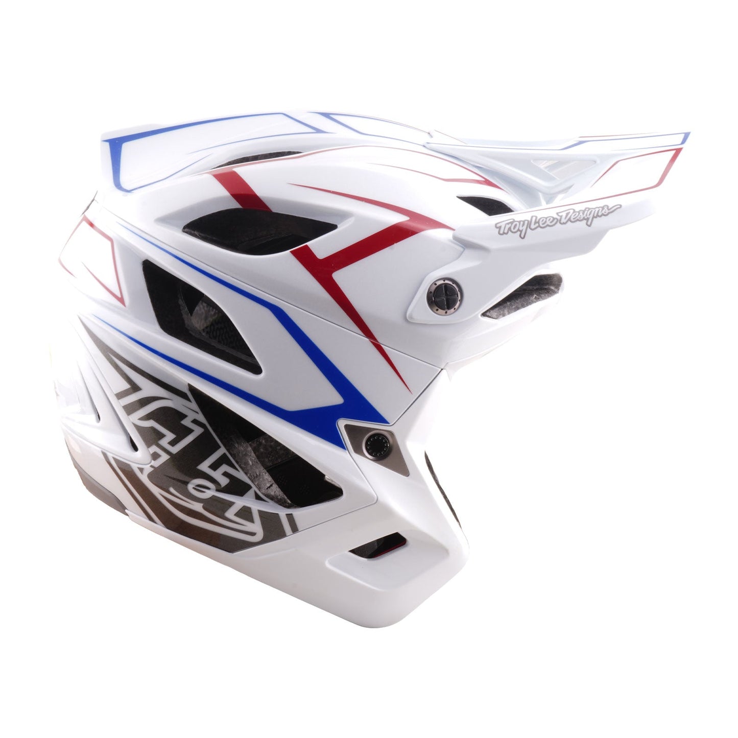 Stage Stunt Helmet W/MIPS Pinstripe White