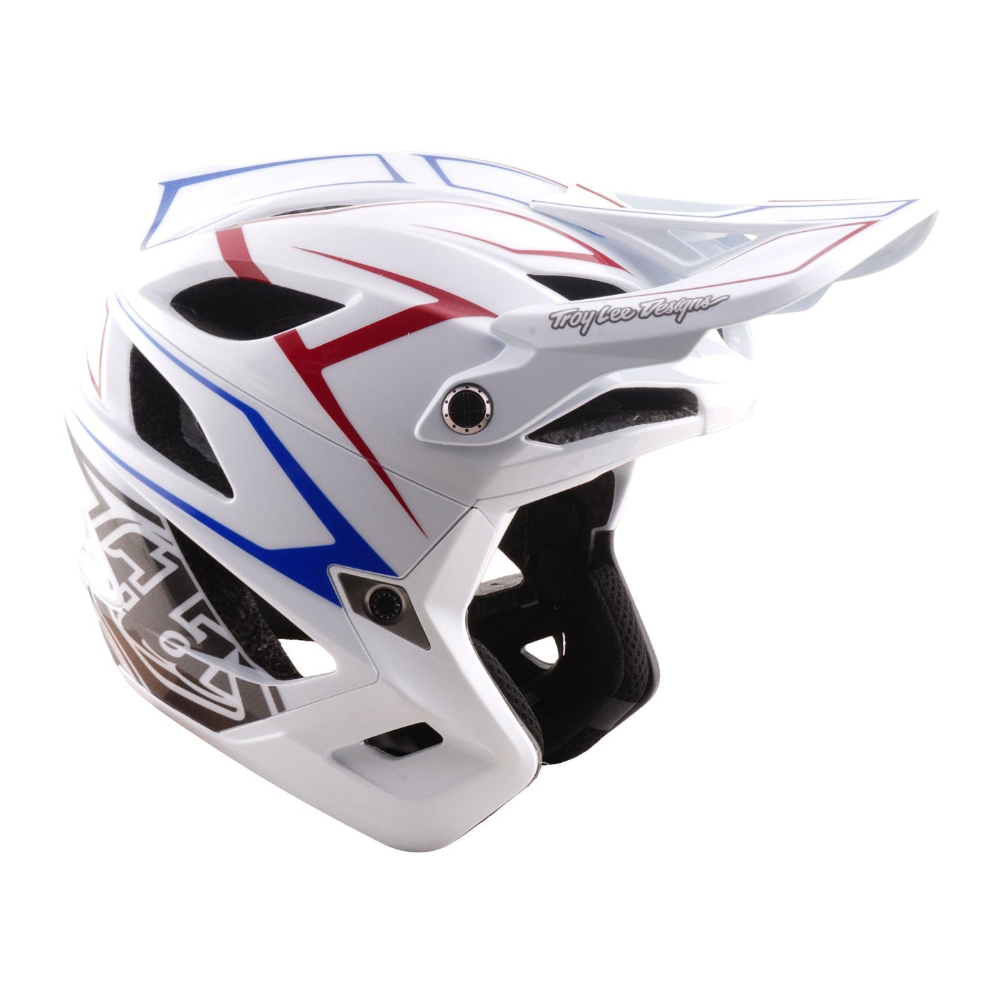 Stage Stunt Helmet W/MIPS Pinstripe White