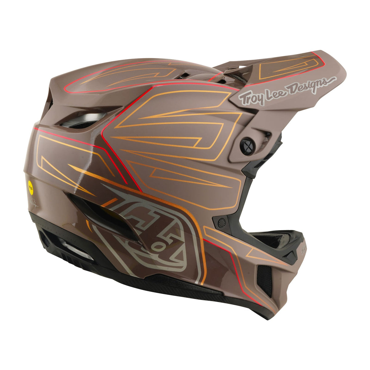 Casque D4 en polyacrylite avec MIPS Shadow Pro Timber