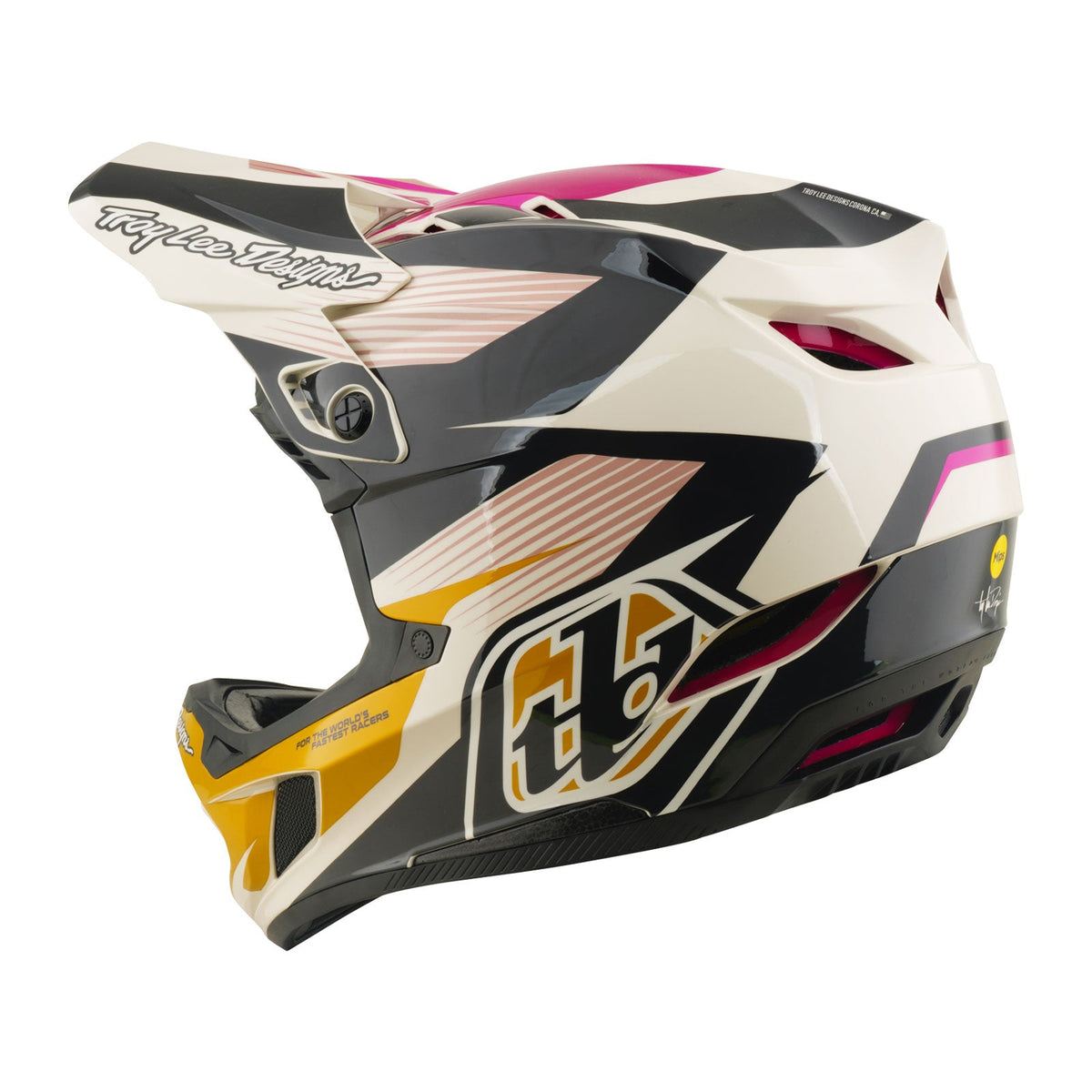 Casque D4 Polyacrylite W/MIPS Turbo Acid/Fuchsia