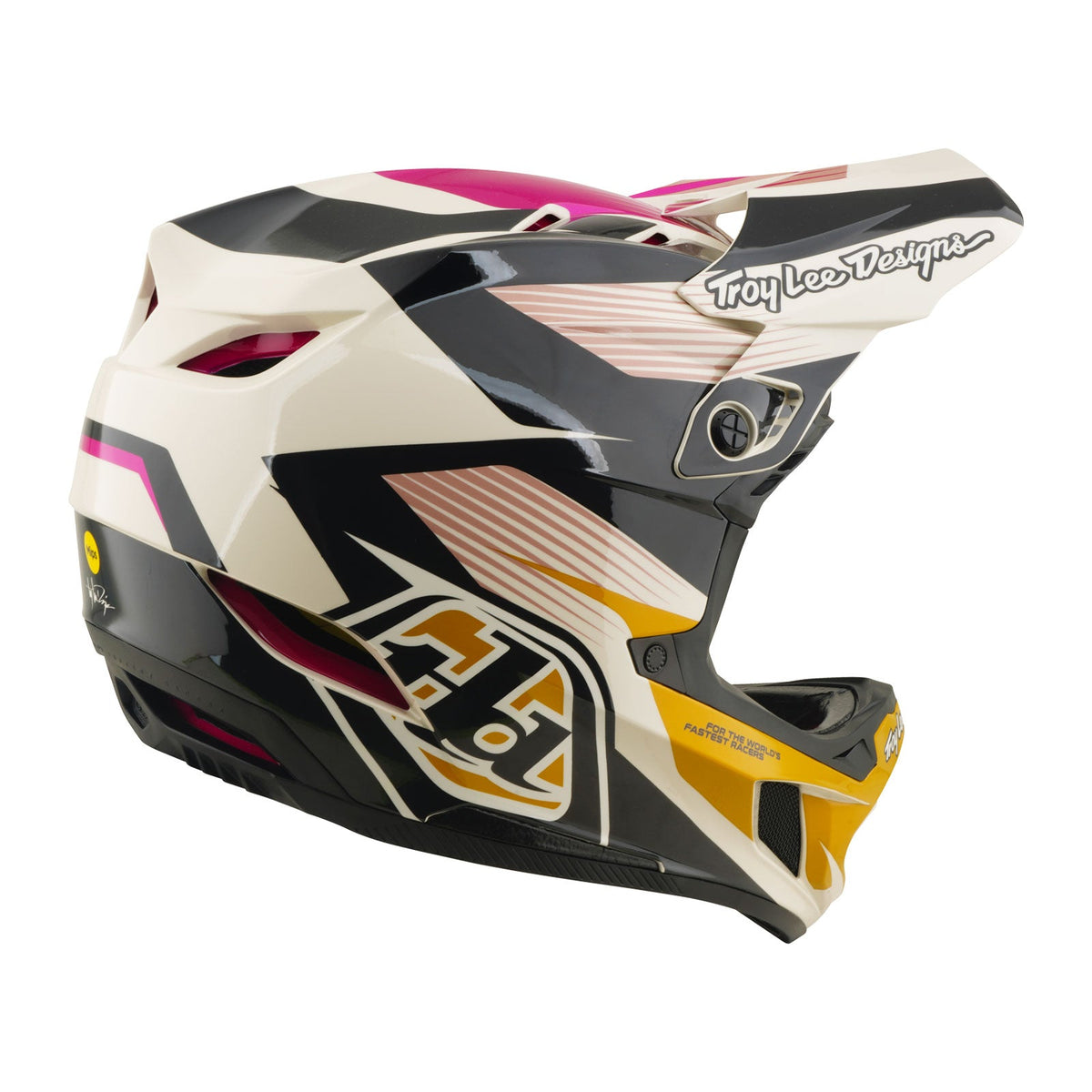 Casque D4 Polyacrylite W/MIPS Turbo Acid/Fuchsia