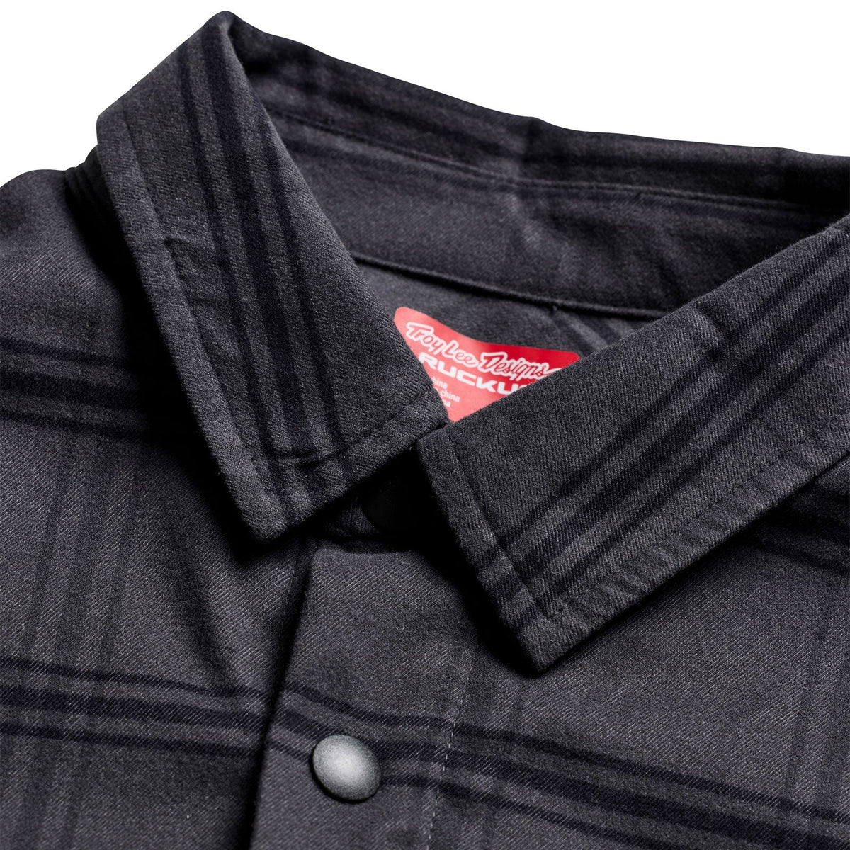 Ruckus Ride Flannel Yd Plaid Charbon