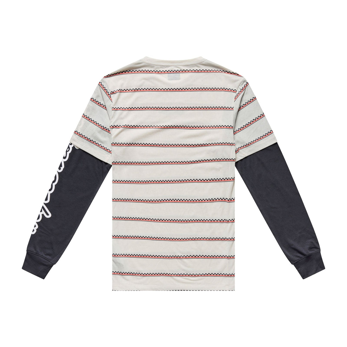 Skyline Fakie Ride LS Tee Stripe Pumice
