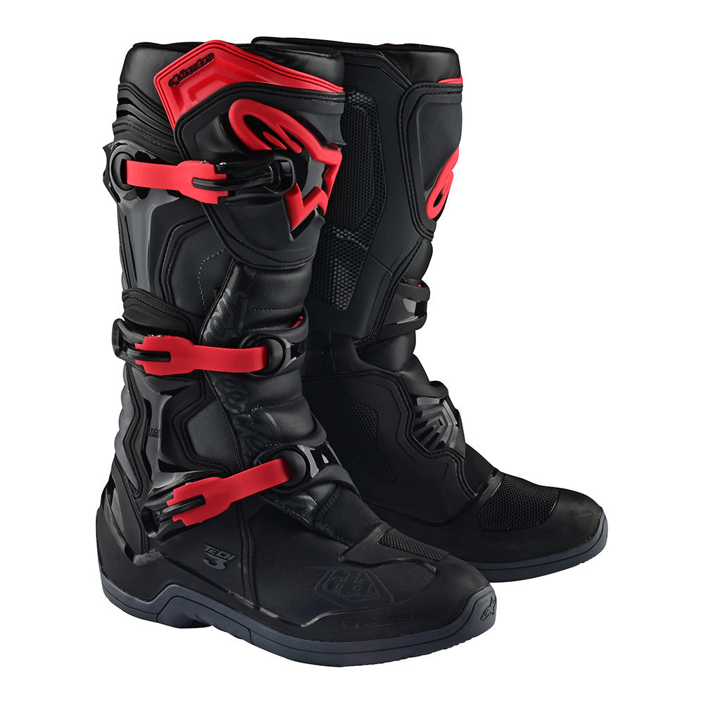 Troy Lee Alpinestars Tech 3 MX Boot Solid Black / Grey