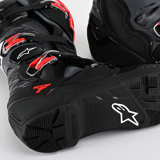 Troy Lee Alpinestars Tech 7 Enduro Boot Solid Black / Grey Camo