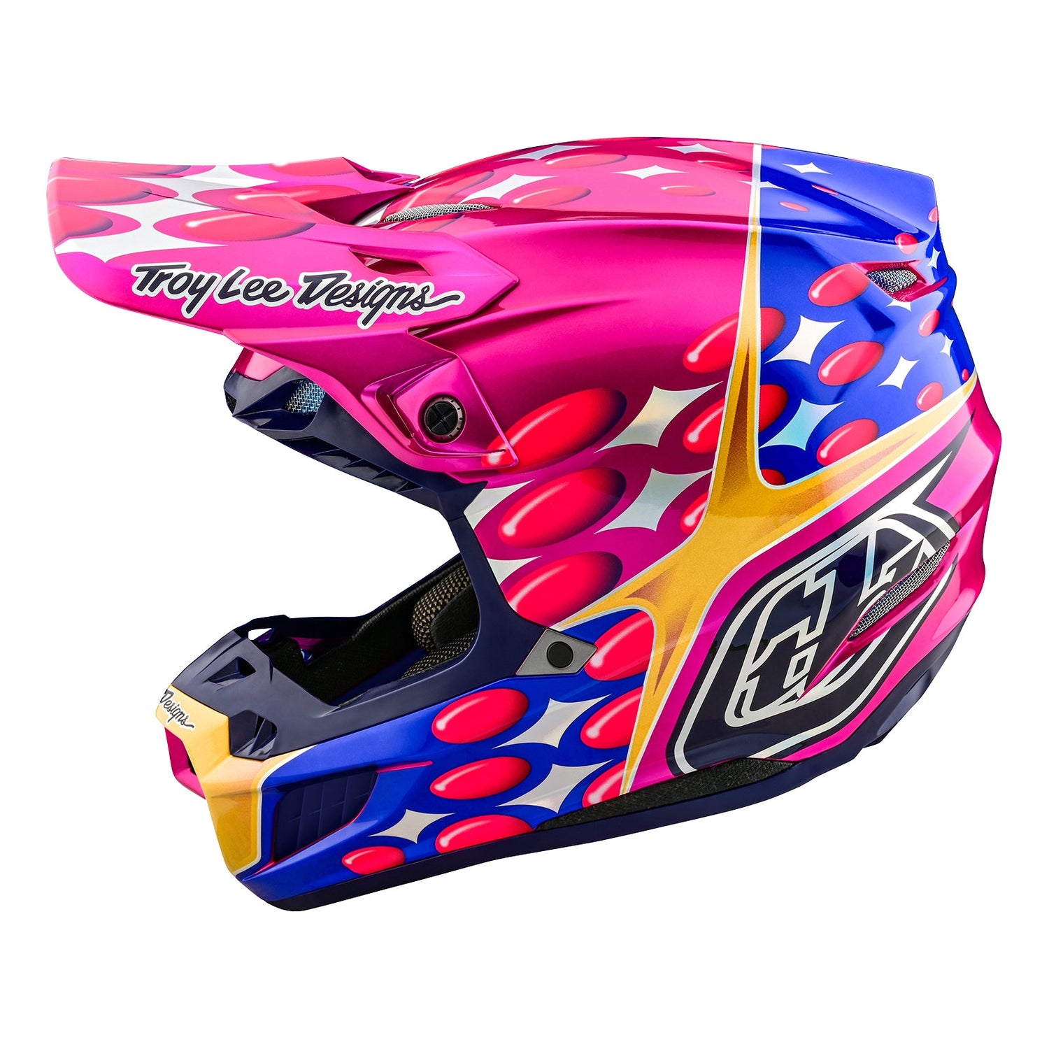 TLD SE5 Composite Helmet W/MIPS Blurr Pink