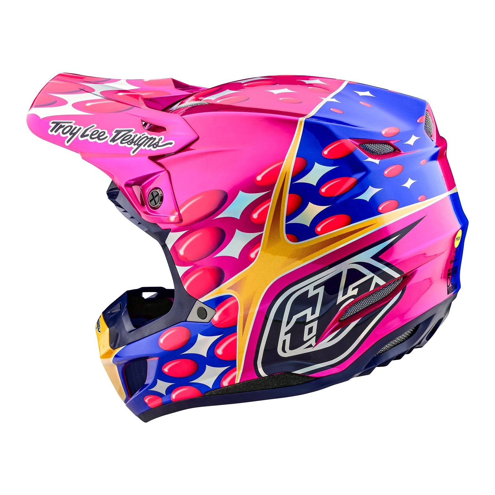 TLD SE5 Composite Helmet W/MIPS Blurr Pink