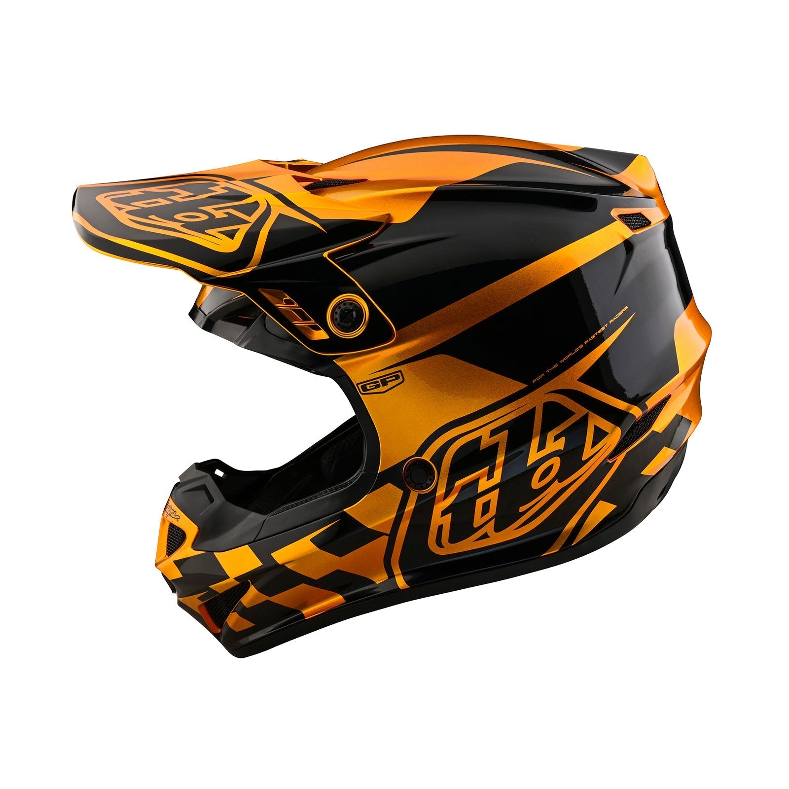 TLD Youth GP Helmet No MIPS Check up Gold / Black