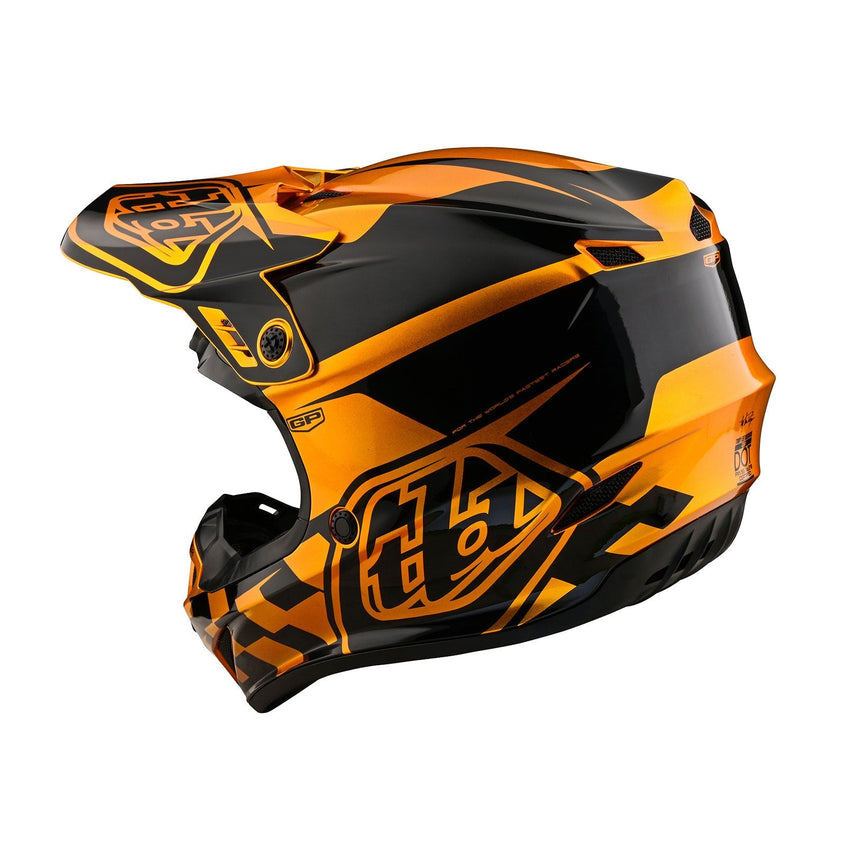 TLD GP Helmet No MIPS Check up Gold / Black