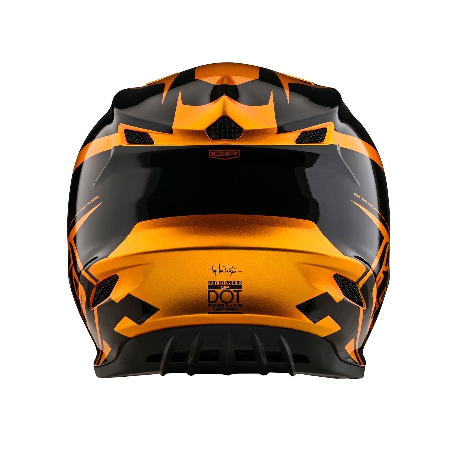 TLD GP Helmet No MIPS Check up Gold / Black