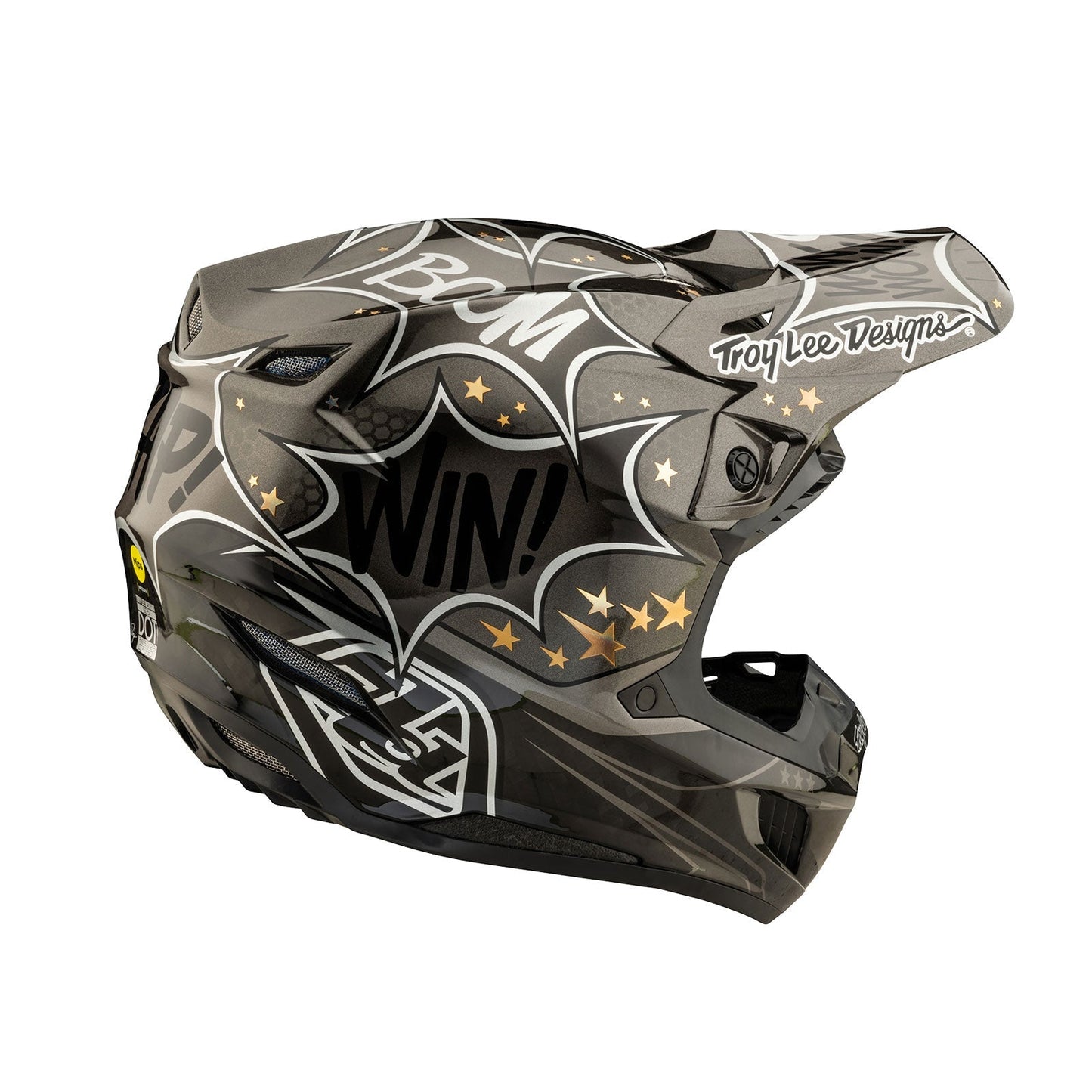 TLD SE5 Carbon Helmet W/MIPS Cosmic Explosion Gray