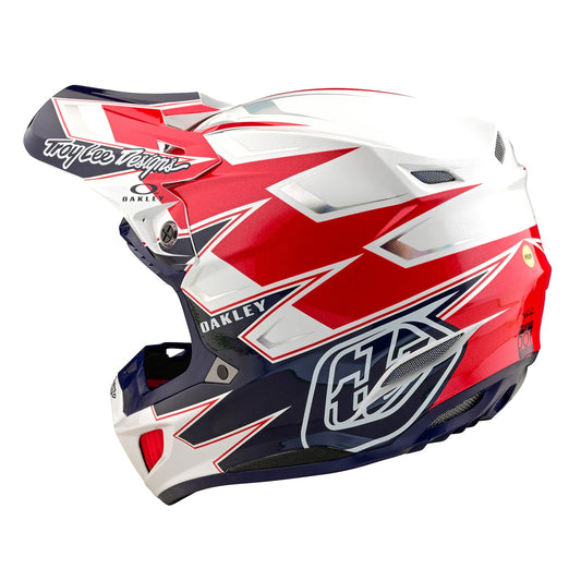 TLD SE5 Composite Helmet W/MIPS Troy Lee Designs X Oakley Vision White / Blue
