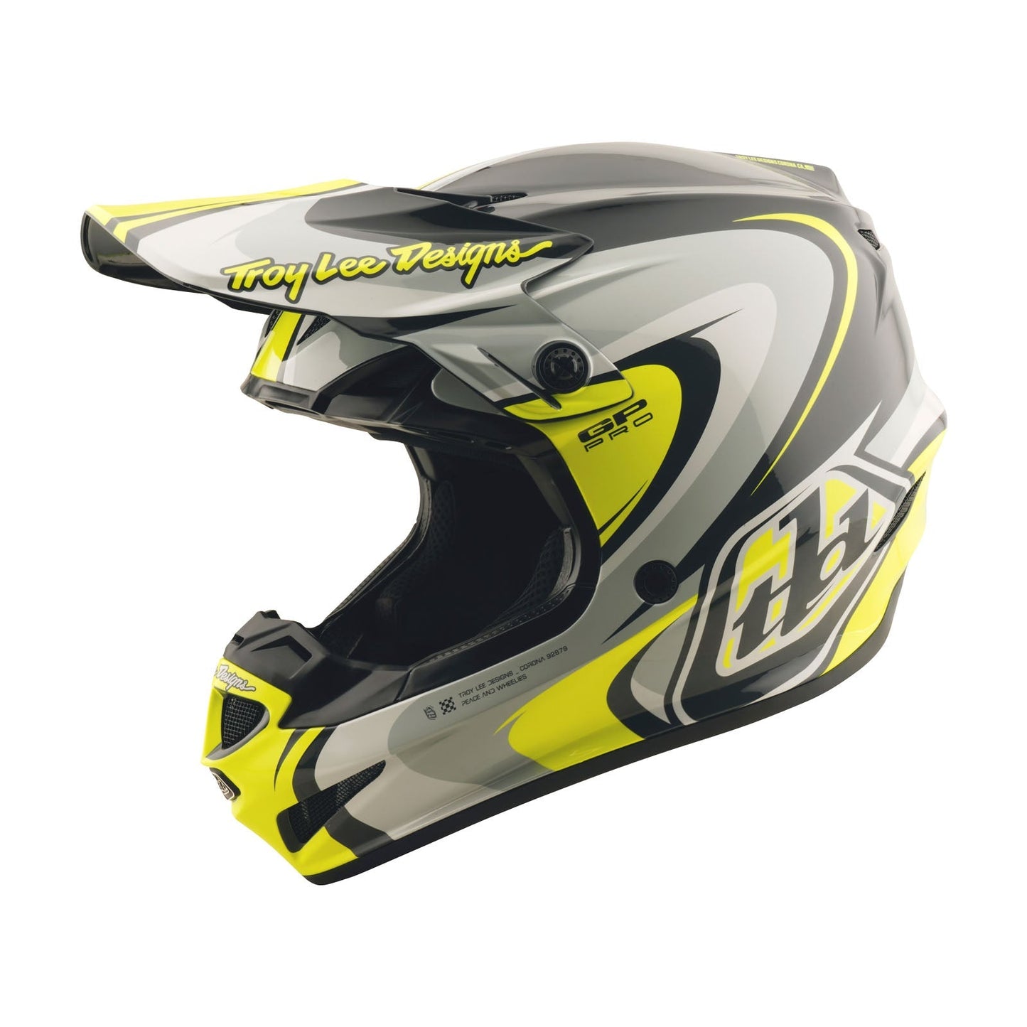 Casque GP Pro avec MIPS Crossover Gris / Jaune fluo