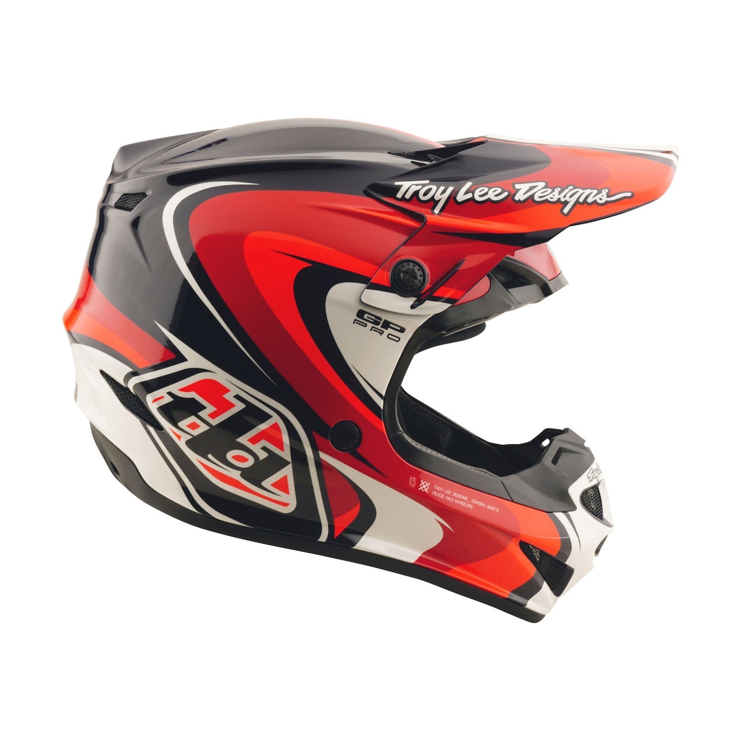TLD GP Pro Helmet Crossover Navy / Red