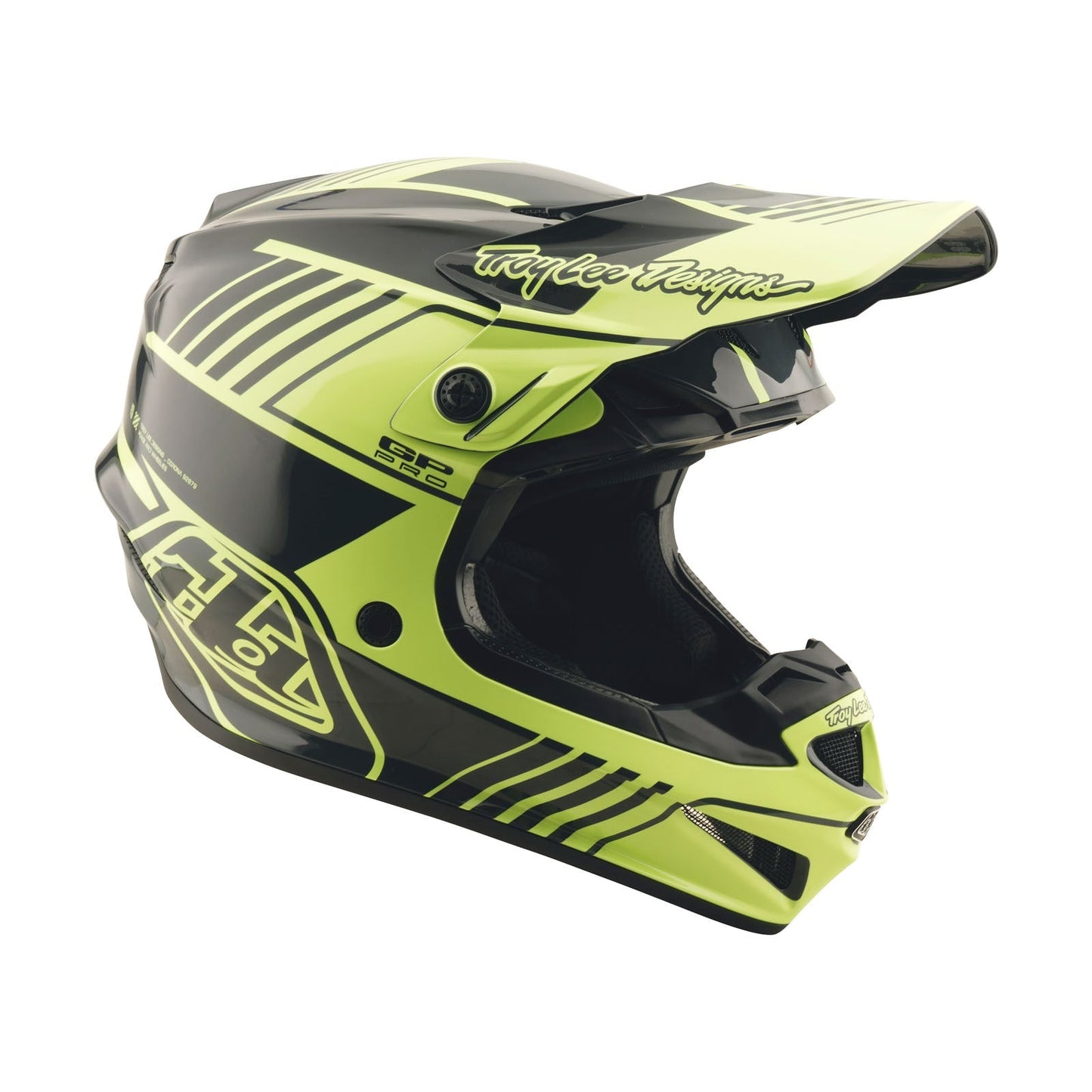 Casque GP Pro pour jeunes avec segment MIPS, jaune fluo