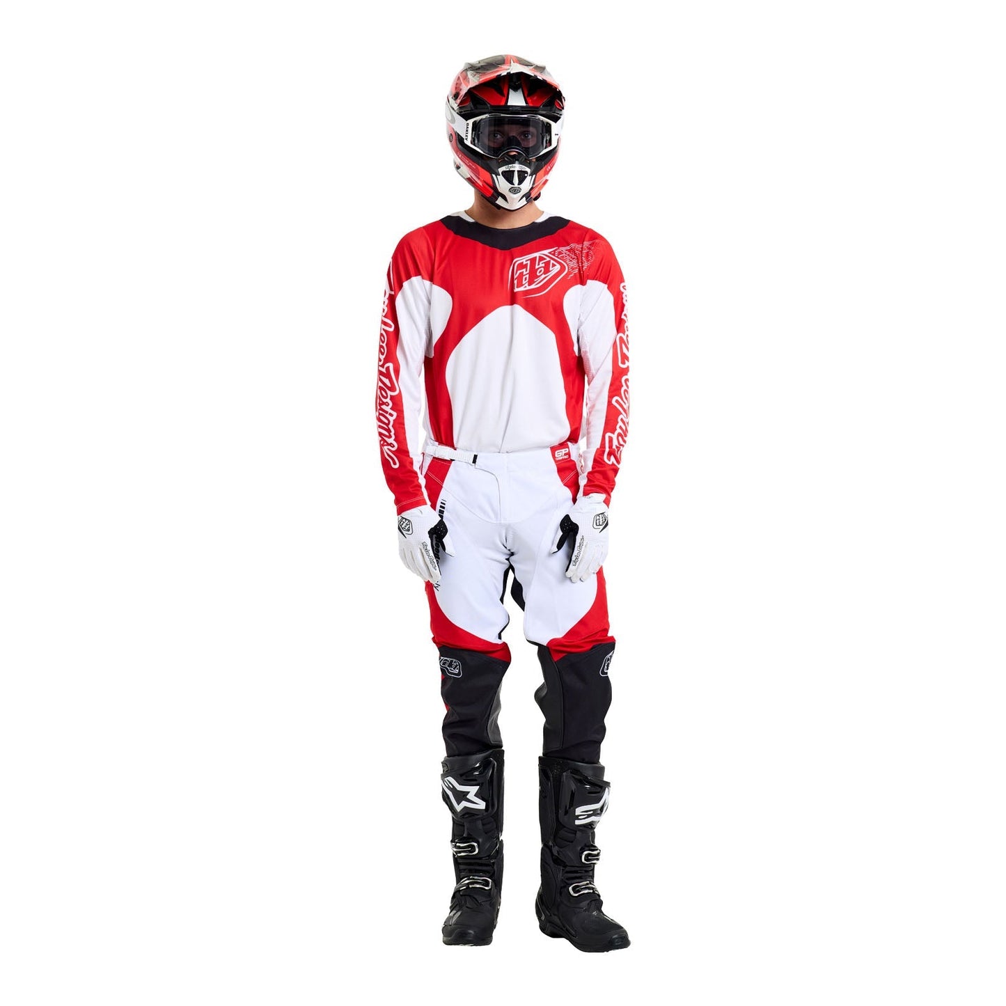 GP Pro Jersey Rahmen Weiß/Rot