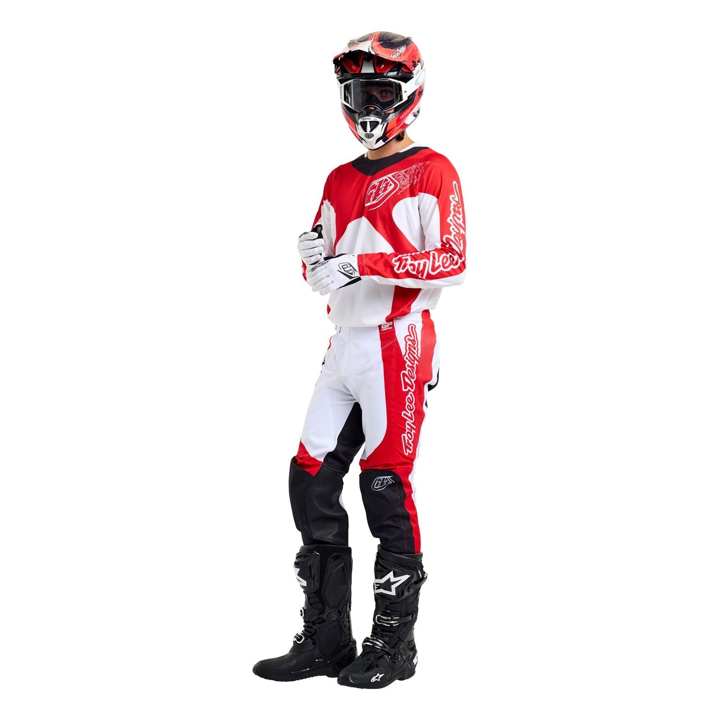 GP Pro Jersey Rahmen Weiß/Rot