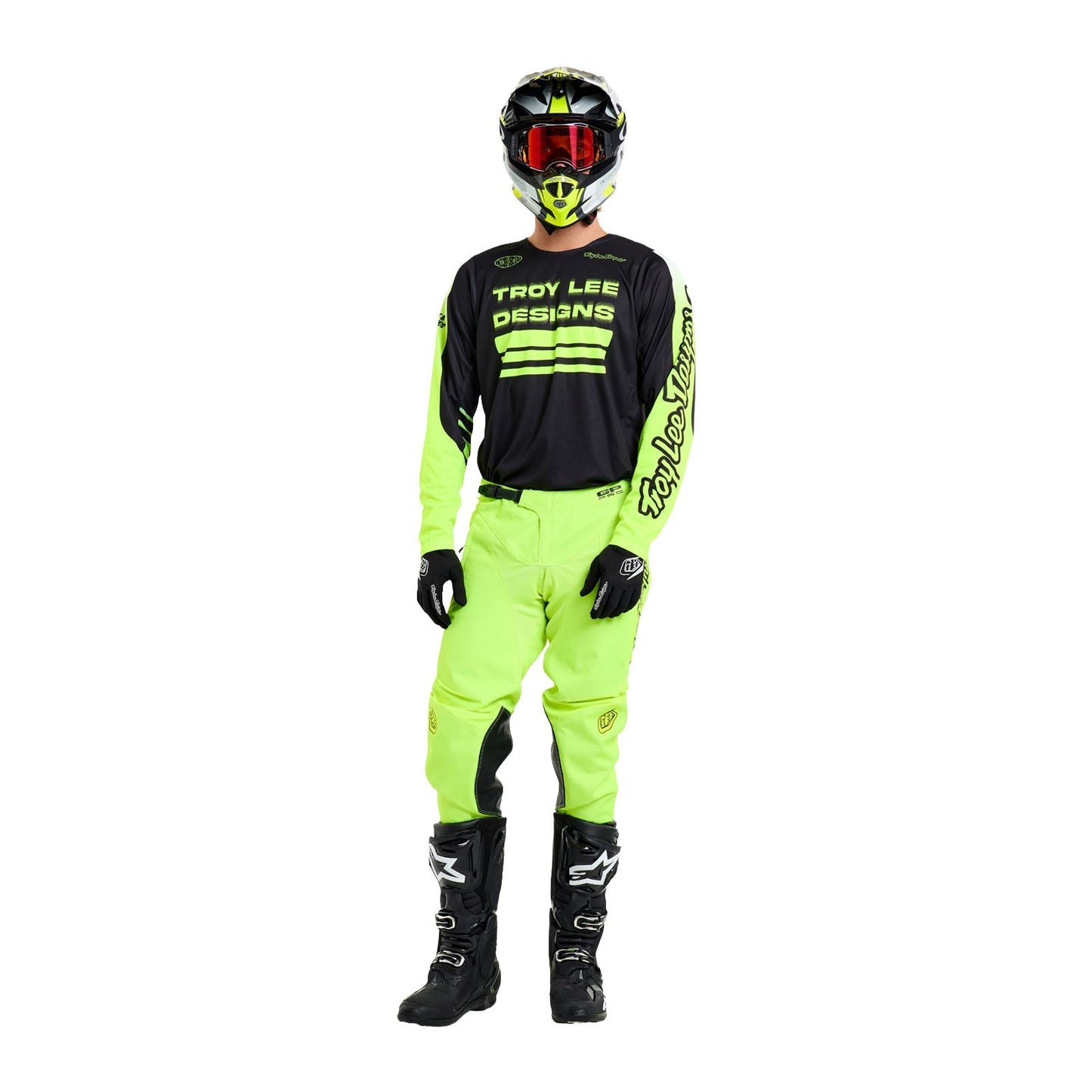 GP Pro Trikot SEgment Schwarz/Flo Gelb