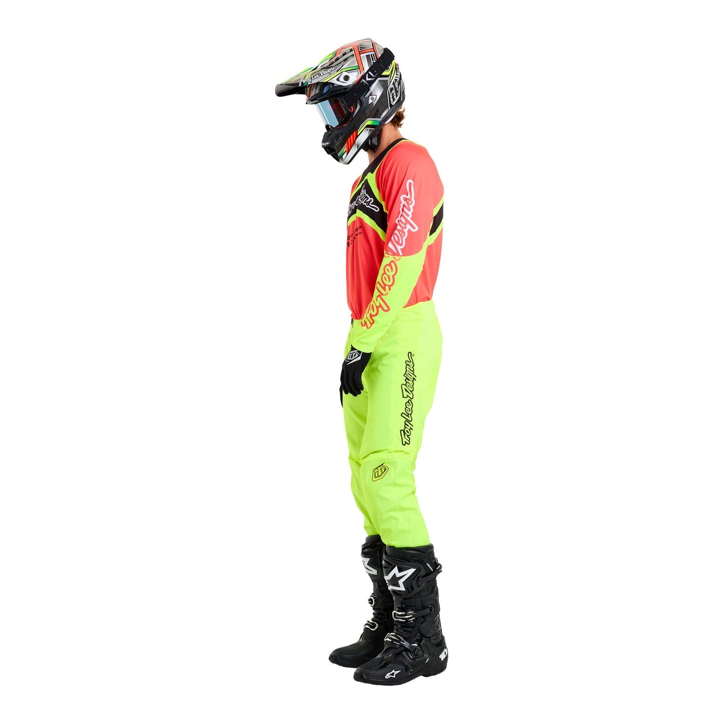 GP Pro Jersey Swerve Infra Rot/Flo Gelb