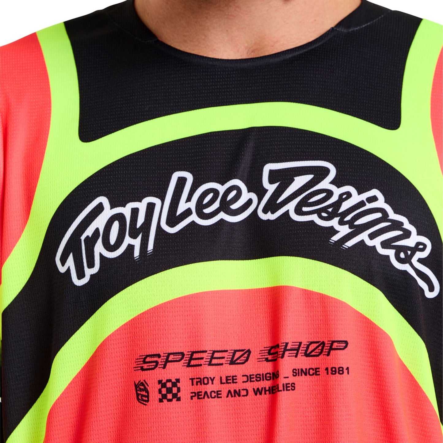 GP Pro Jersey Swerve Infra Rot/Flo Gelb