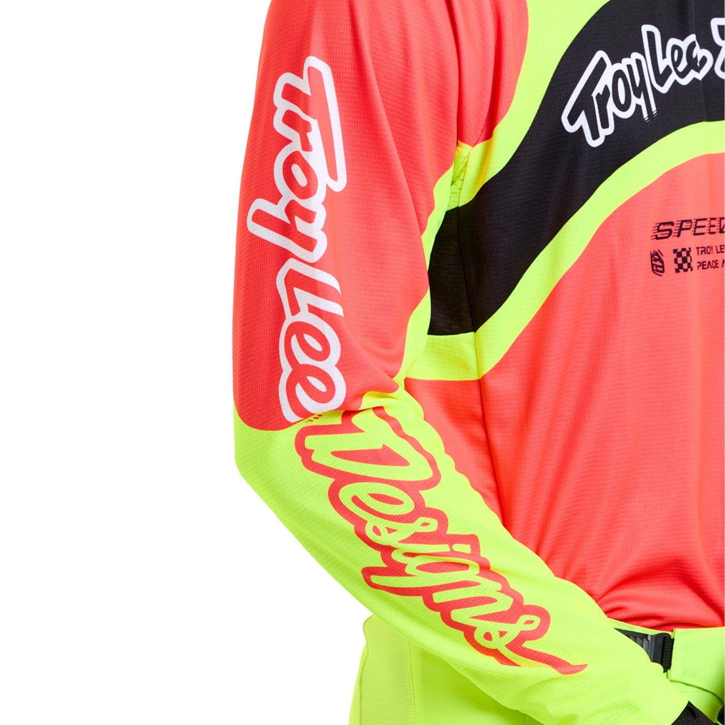 GP Pro Jersey Swerve Infra Rot/Flo Gelb