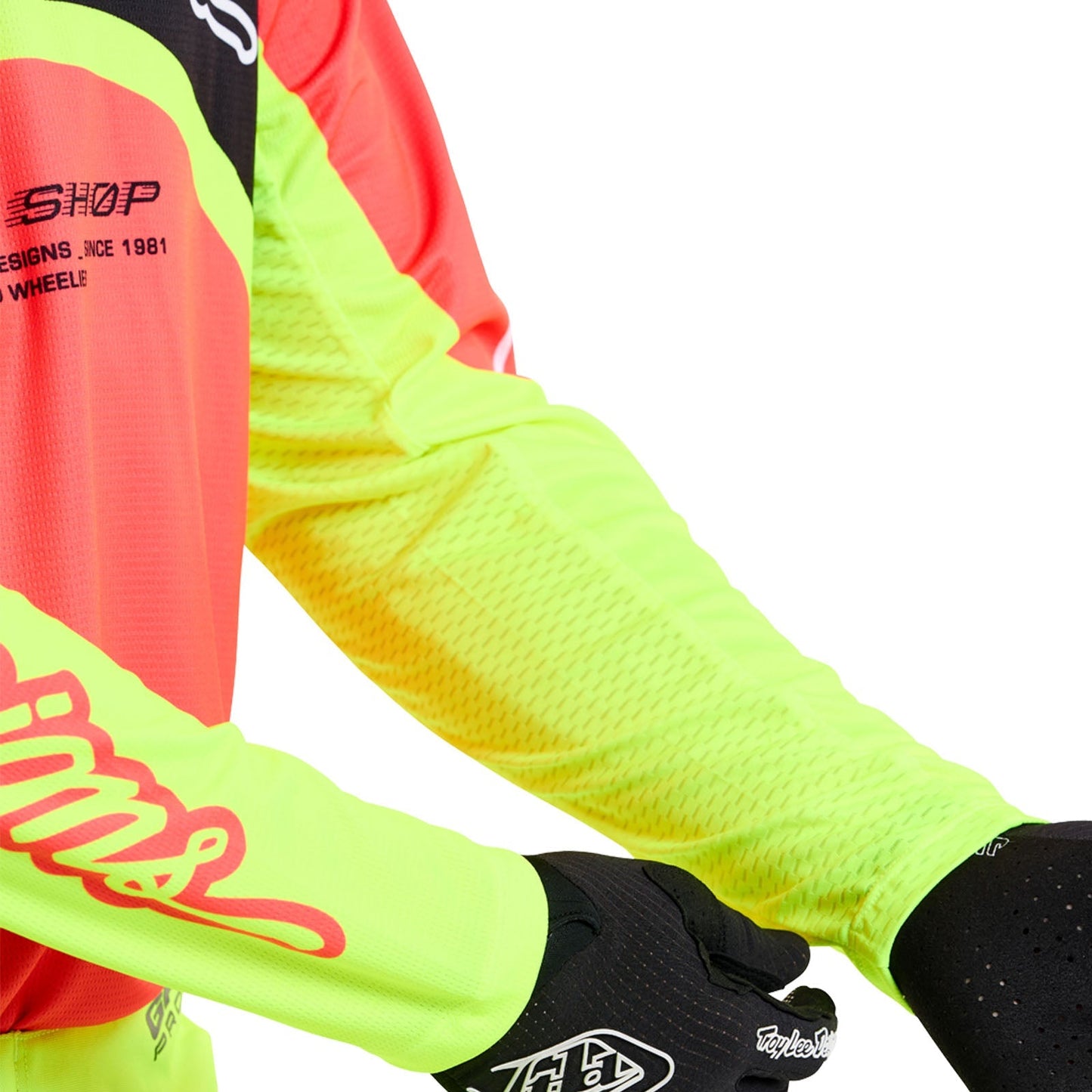 GP Pro Jersey Swerve Infra Rot/Flo Gelb