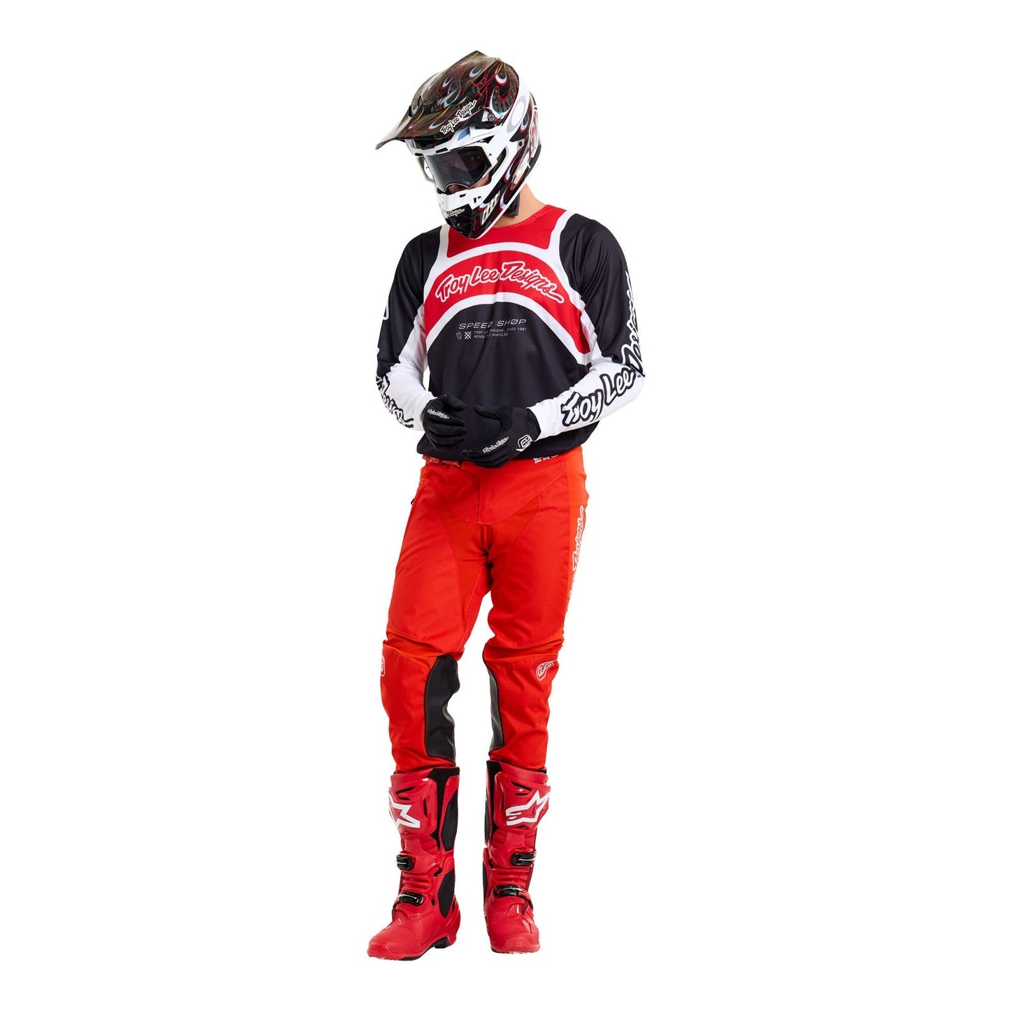GP Pro Jersey Swerve Schwarz/Rot