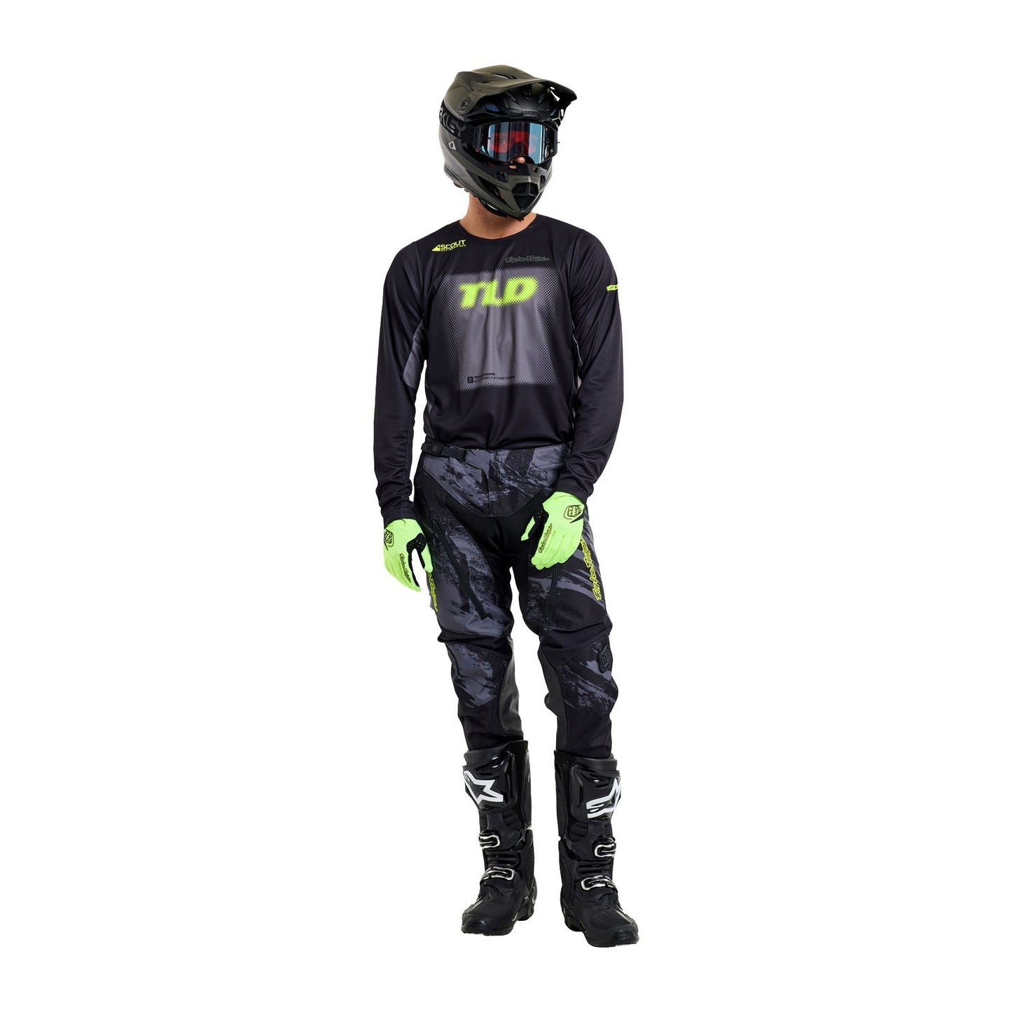 Scout GP Pro Trikot Fade Out Schwarz